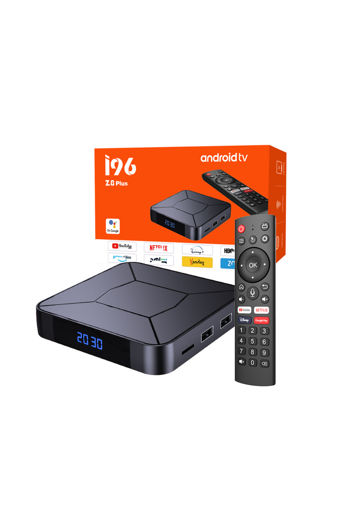 CASTU İ96 Z8 Plus 4K Android TV 2GB Ram-16GB Hafıza /Wifi/Lan/BT