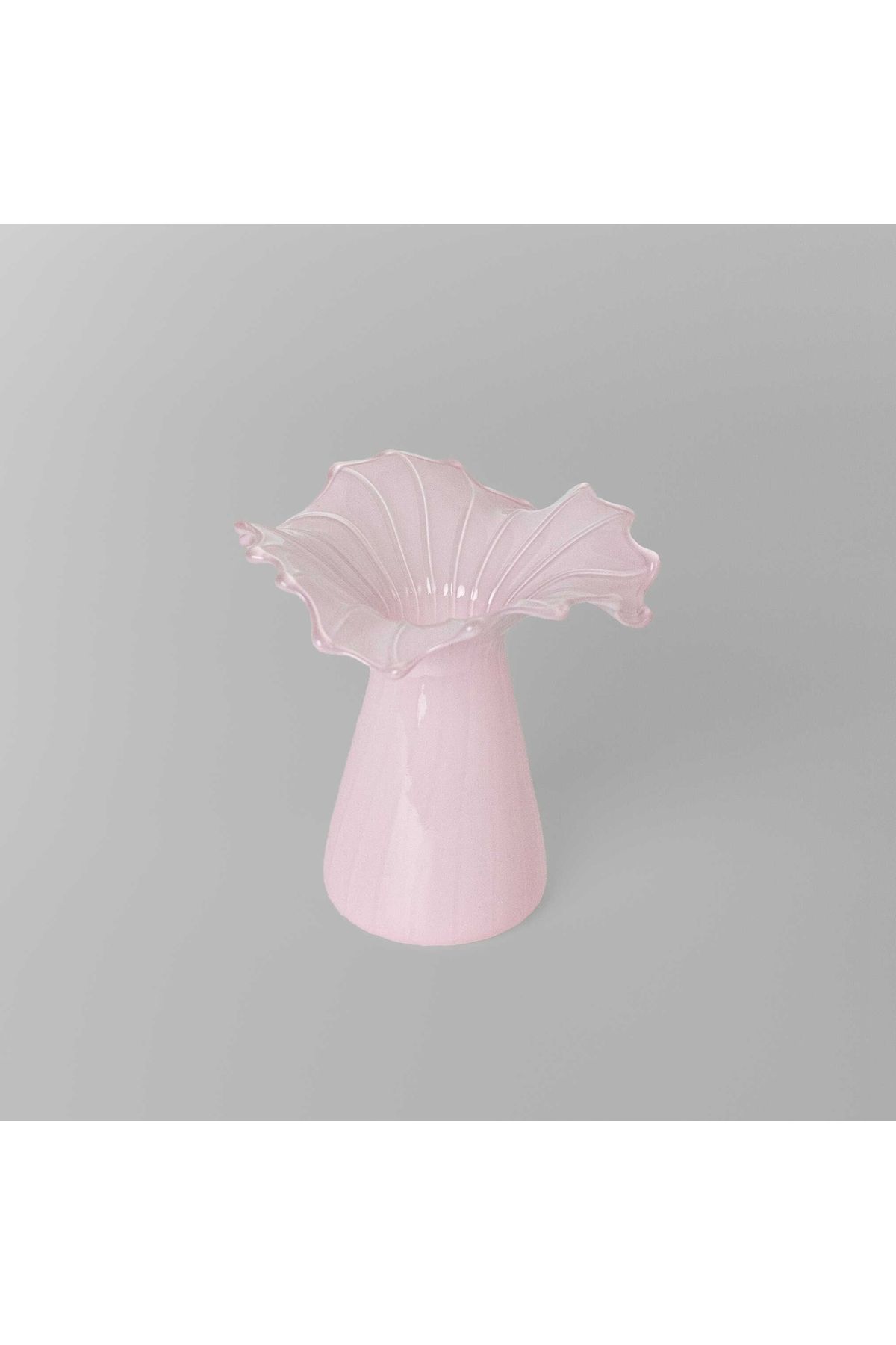 Linens Finch Mumluk Vazo 11x11x12 cm Pembe