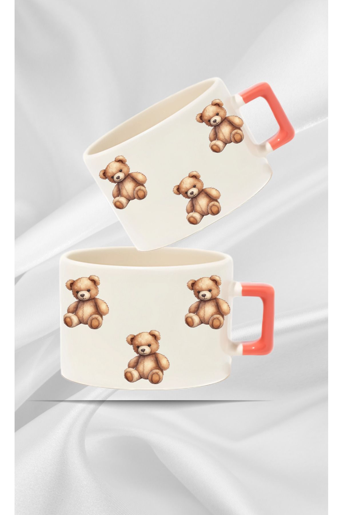 Store 🧸 Sevimli Ayıcıklı Kupa Bardak | Kahve Keyfinize Neşe Katın!- Fincan