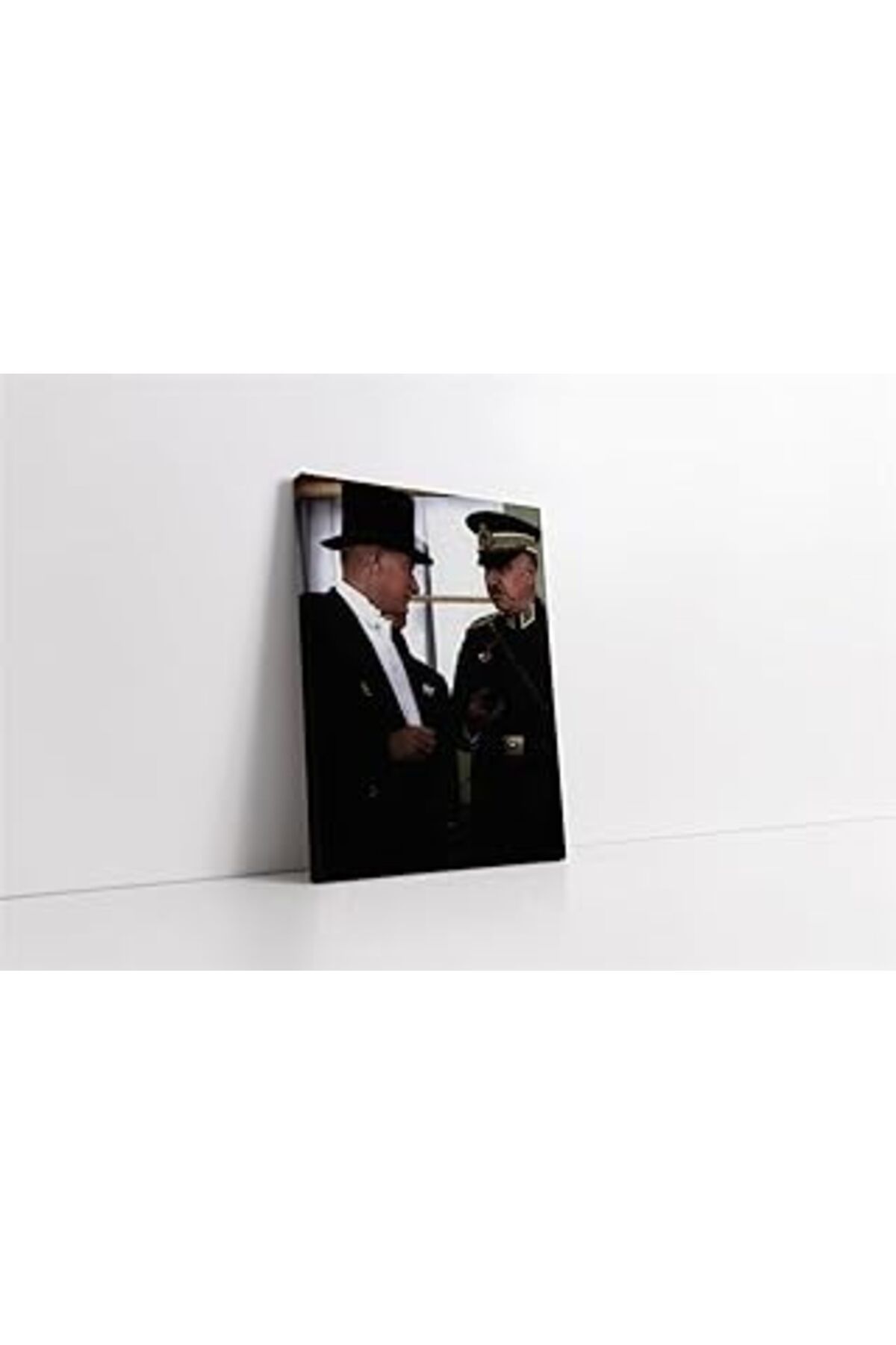 Pazarcan Tablosan Atatürk Ve Mareşal Fevzi Çakmak Kanvas Tablo 35X50 Cm Ka02030