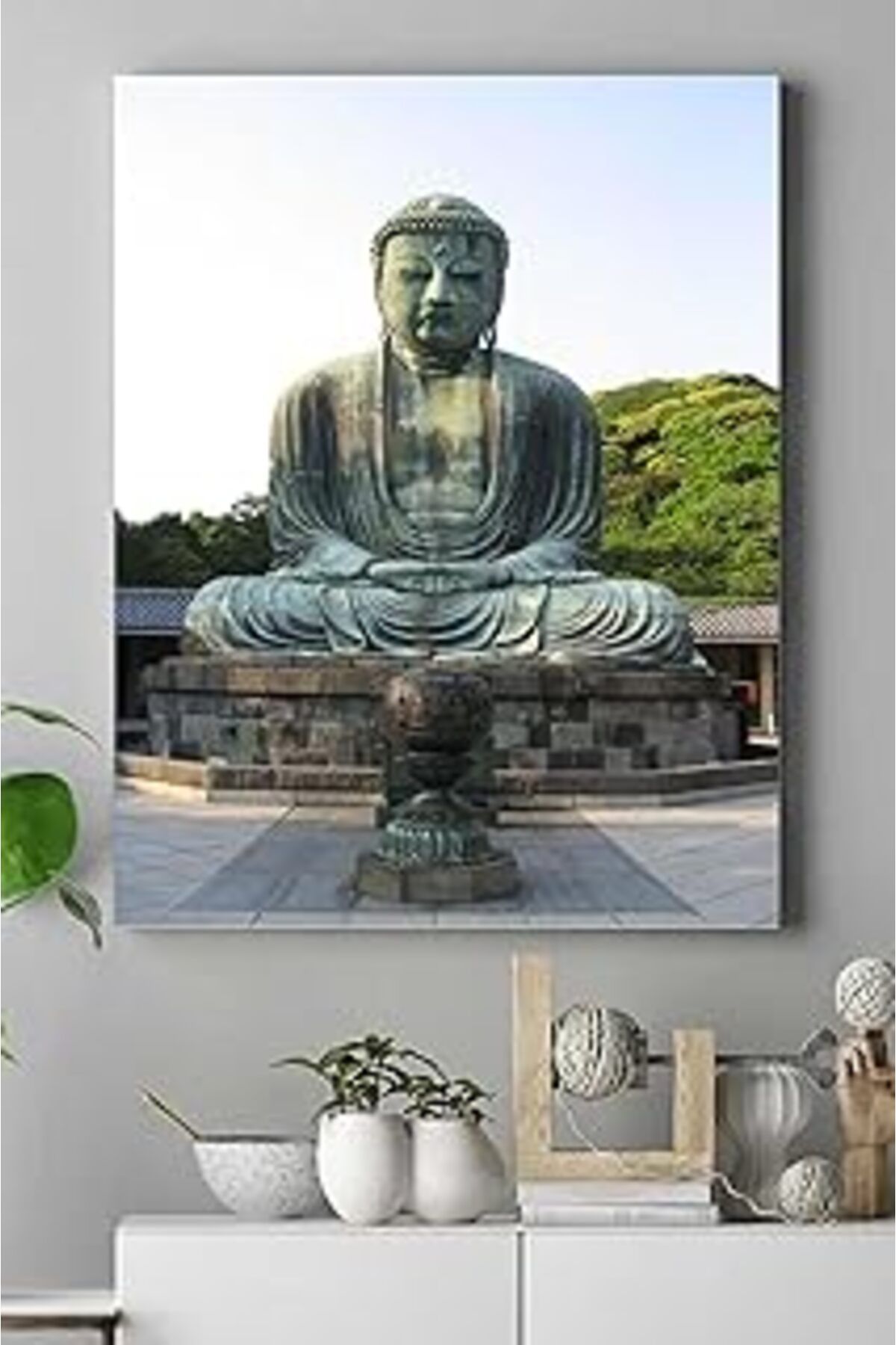 Pazarcan Postermanya (Pster16408) Büyük Kamakura Kanvas Tablo 40 X 60