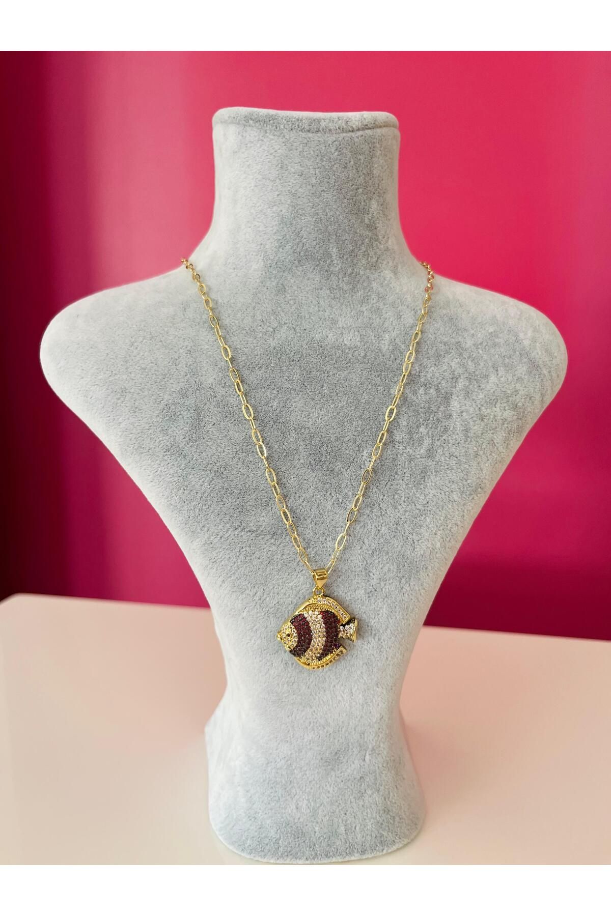 Asteria Jewelry Tasarım Balık Şans Kolye