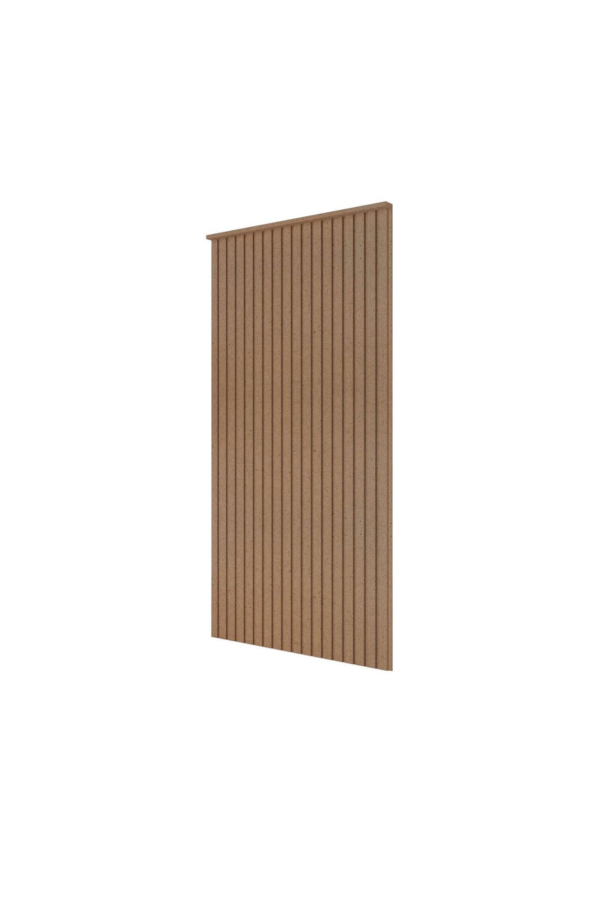 ENTEK TASARIM Dekoratif Duvar Paneli ( 54 X 105 Cm ) Boyanabilir Ahşap 10 Mm Ham Mdf Duvar Paneli