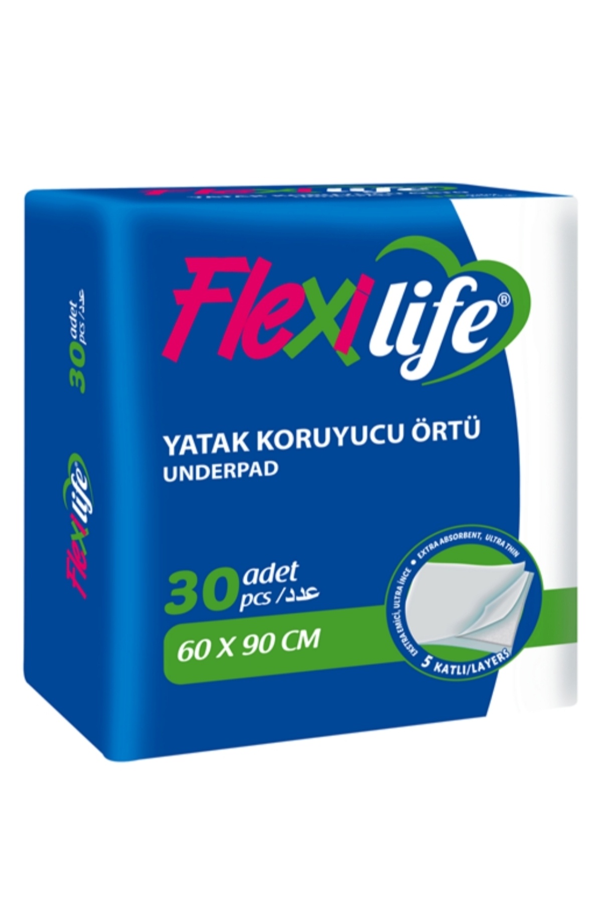 burfez Yatak Koruyucu Örtü Underpad 30'lu 60*90 cm