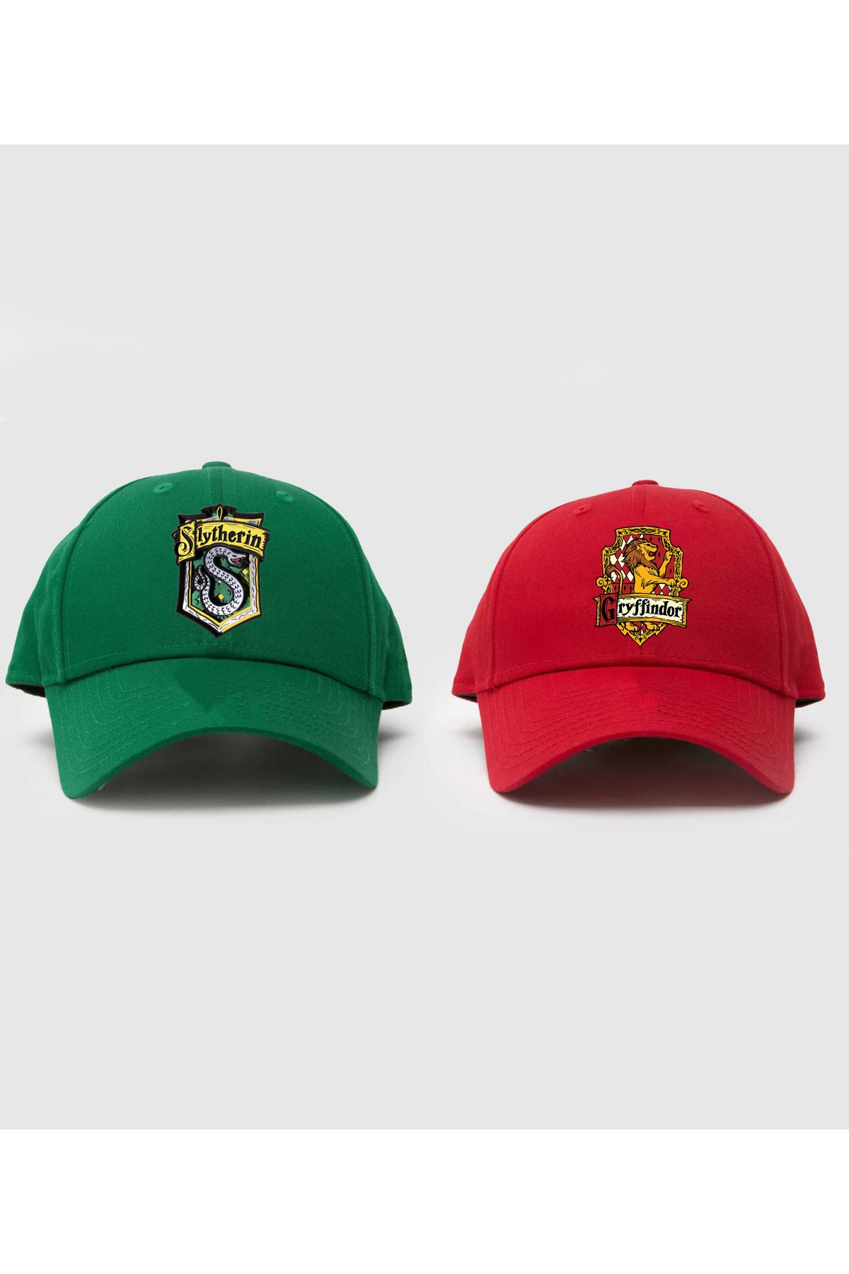 LEIVOR Slytherin & Gryffindor Çift Kombini çıt çıtlı şapka