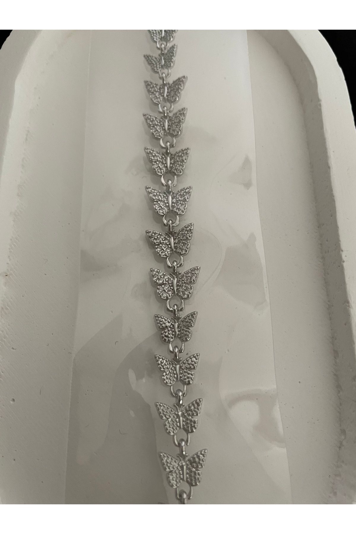 Luna Xuping Çelik Silver Kelebek Bileklik