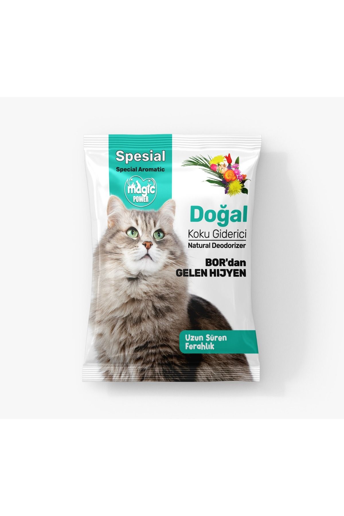 Eva & Wall-e Spesial Aromalı Kedi Kumu Koku Giderici 25g Şase | Bor & Aktif Karbon | Doğal ve Hijyenik Formül