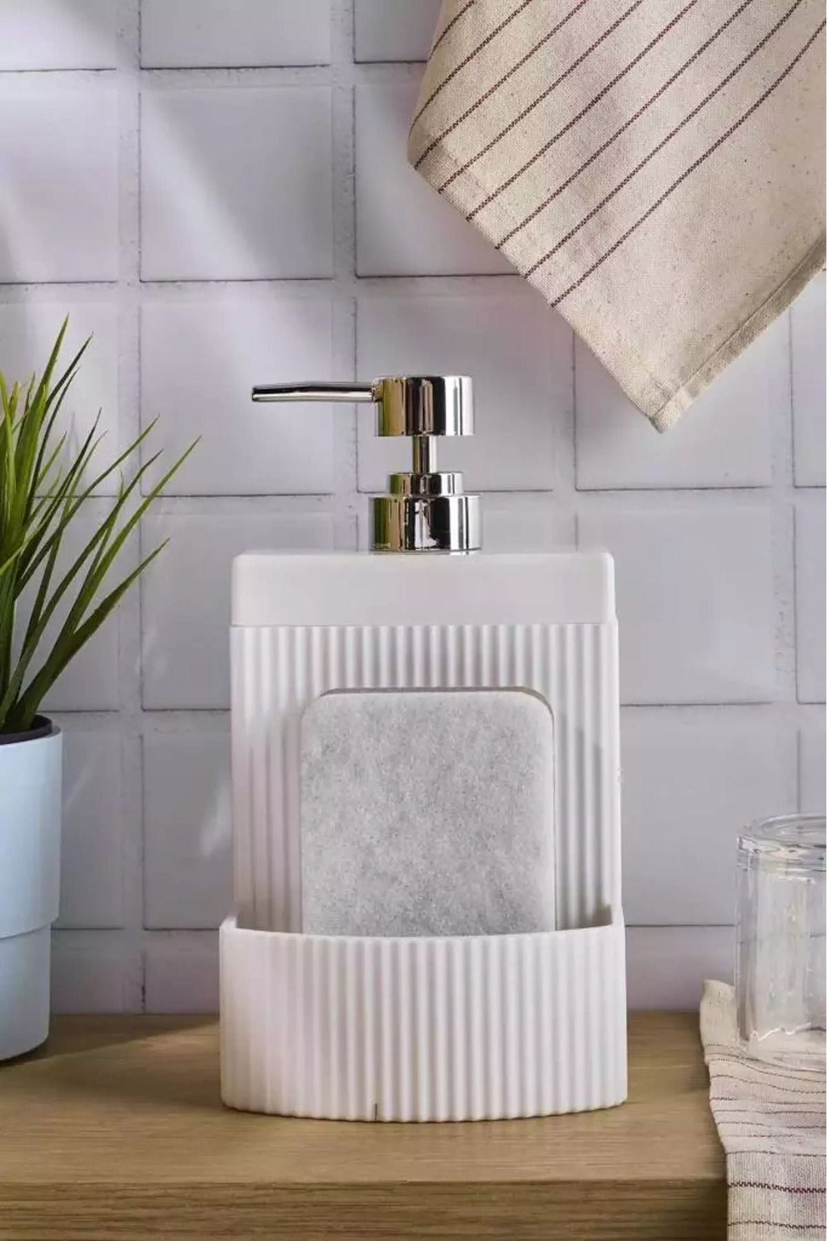 luckyol Mutfak Sıvı Sabunluk - Banyo Sıvı Sabunluk - Dekoratif Sıvı Sabunluk - Lüx Sabunluk 540Ml
