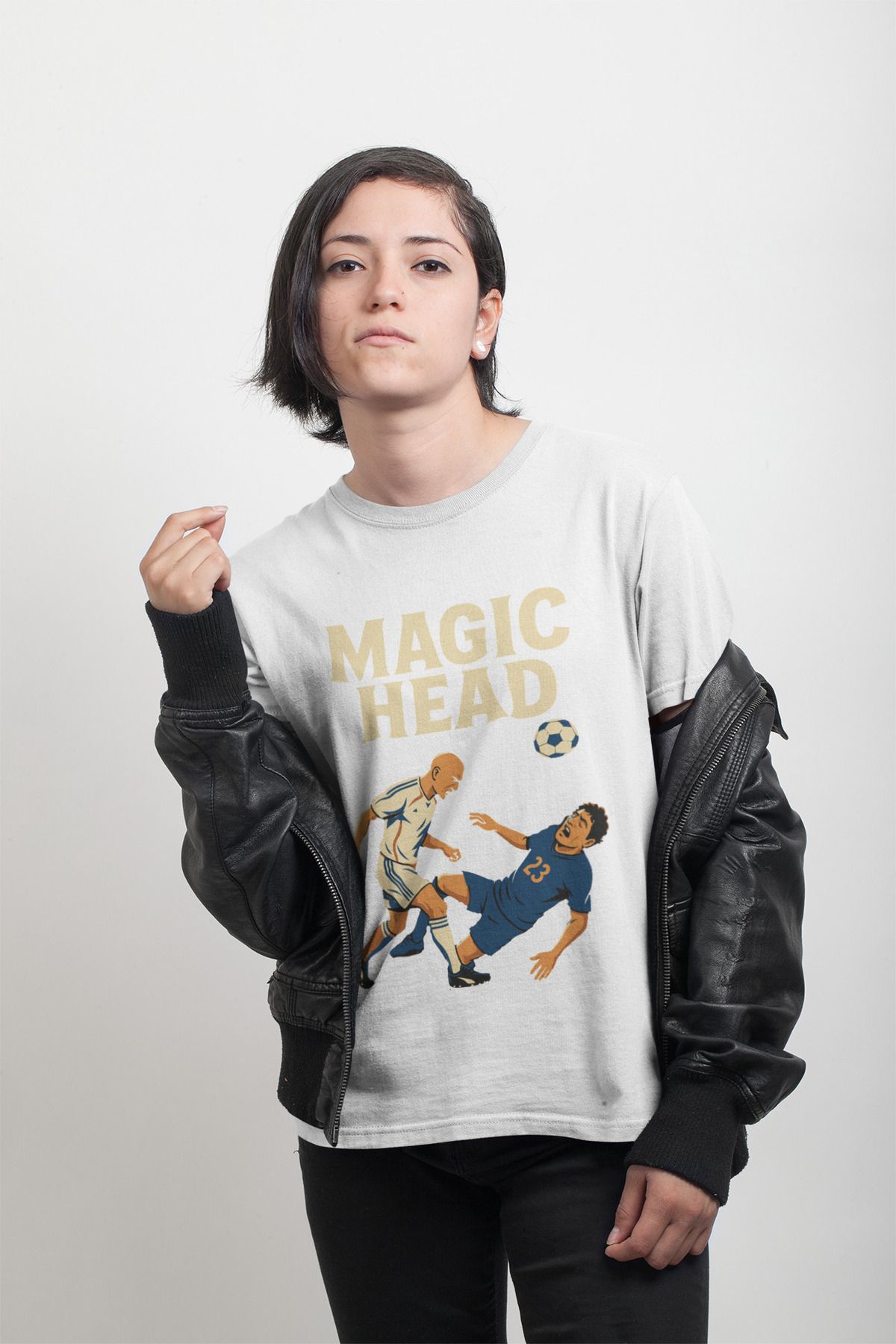 Biy Store Zidane sihirli kafası Materazzi milli takım forma unisex tişört kısa kollu t-shirt