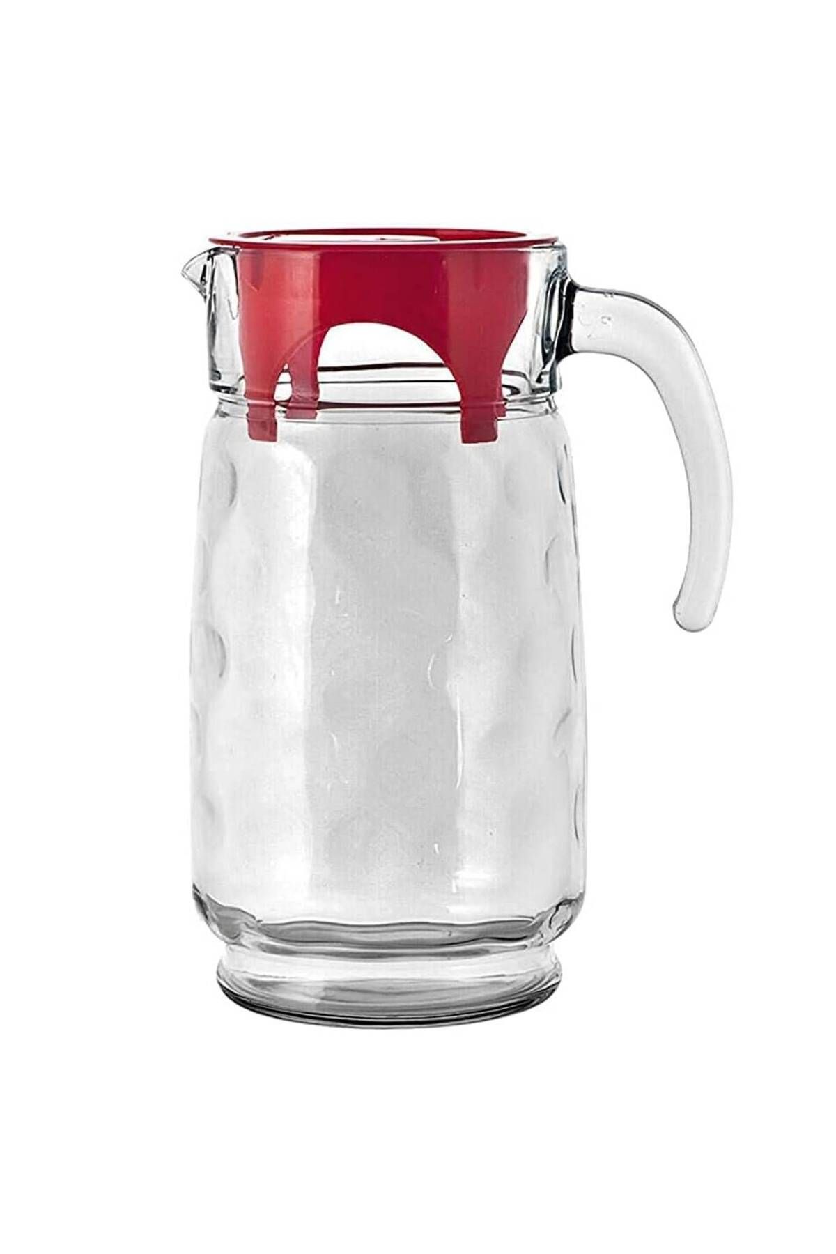 Paşabahçe Kırmızı Akrilik Kapaklı Sürahi - Tekli - 1650cc