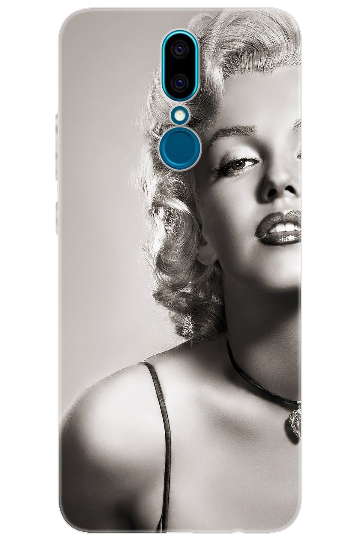 Ceppare Vestel Venüs V7 Uyumlu Kılıf Desen Baskılı Silikon Marilyn Monroe STK:250 CP-TeRN0vw