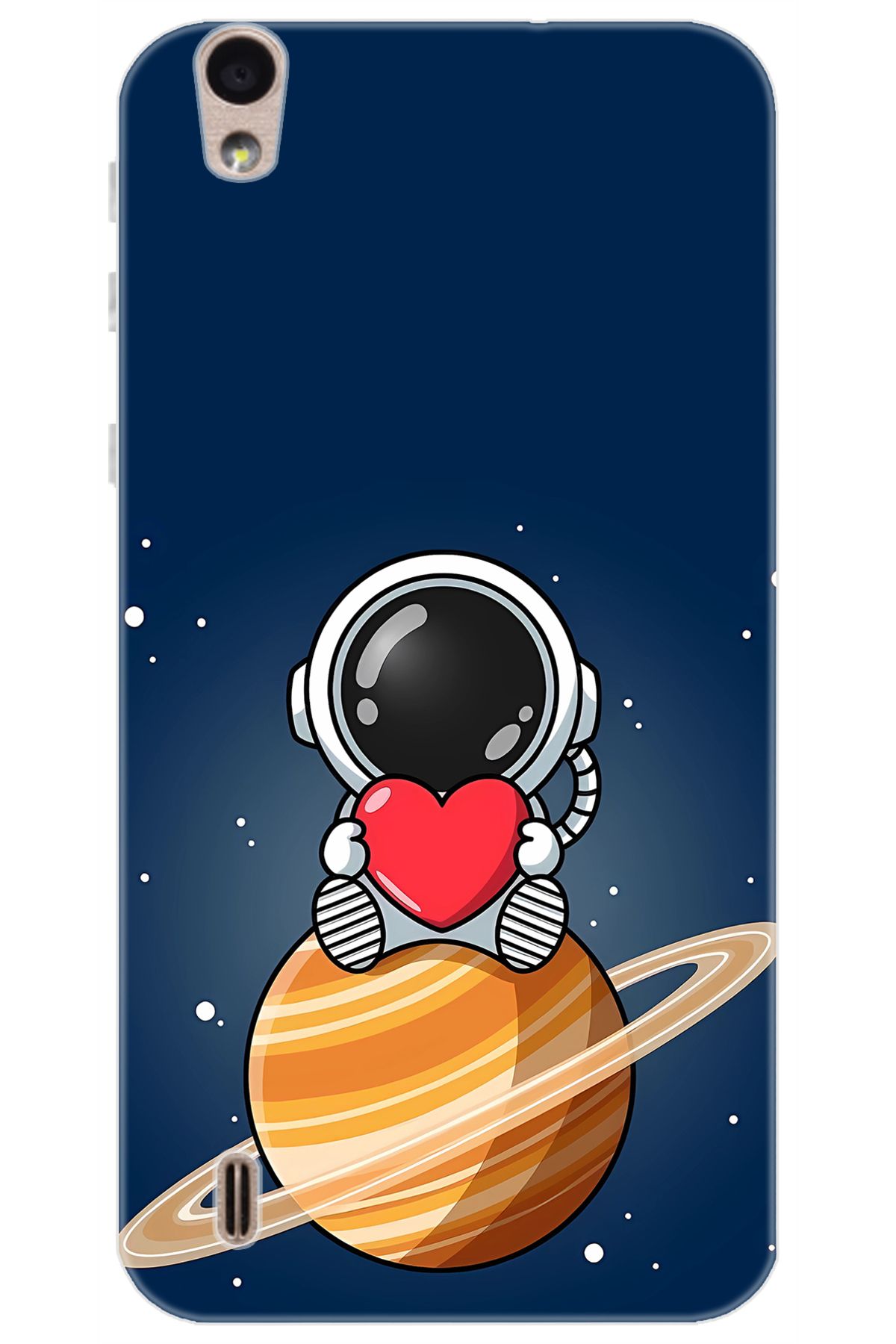 Ceppare Vestel Venüs 5000 Uyumlu Kılıf Desen Baskılı Silikon Astronot STK:697 CP-hYoAXhA