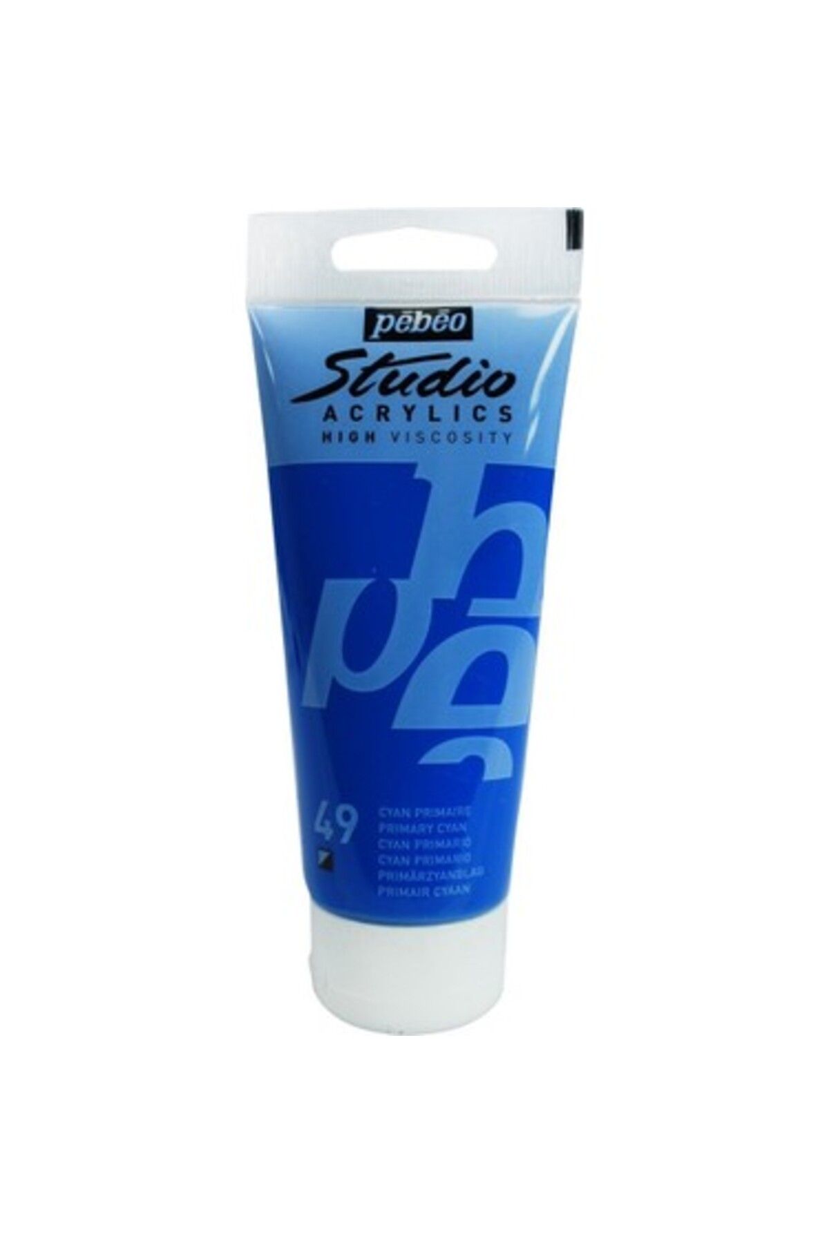 Pebeo xl Studio Pro. Akrilik Boya - Primary Cyan - 100ML - N:49