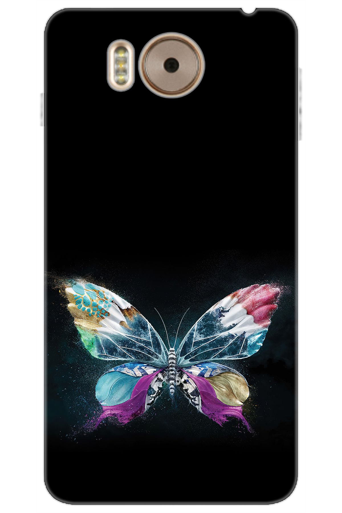Ceppare Vestel Venüs V3 5580 Uyumlu Kılıf Desen Baskılı Silikon Kelebek Resim STK:548 CP-76RNmXk