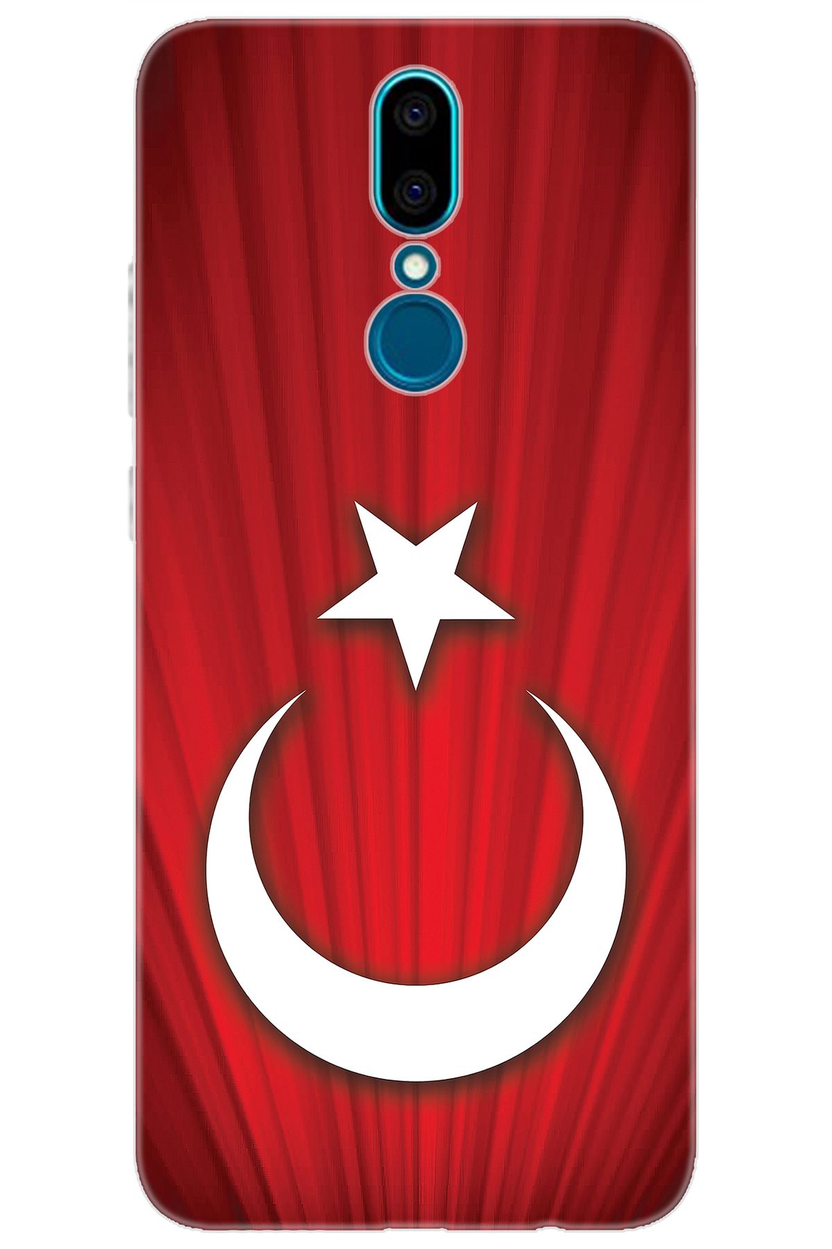 Ceppare Vestel Venüs V7 Uyumlu Kılıf Desen Baskılı Silikon Türk Bayrağı Tasarım STK:382 CP-kPjLaBR