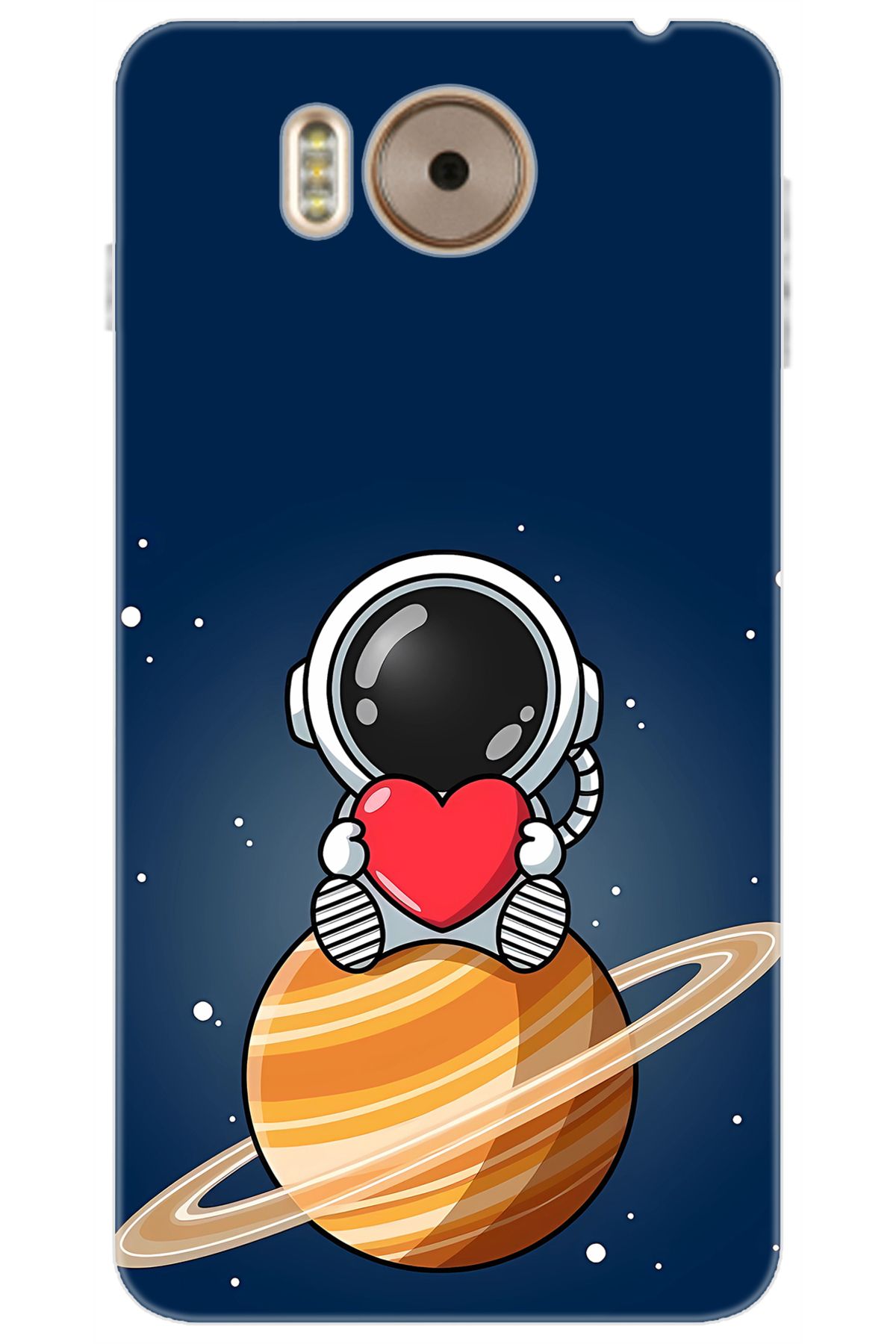 Ceppare Vestel Venüs V3 5580 Uyumlu Kılıf Desen Baskılı Silikon Astronot STK:697 CP-H6tUfqX
