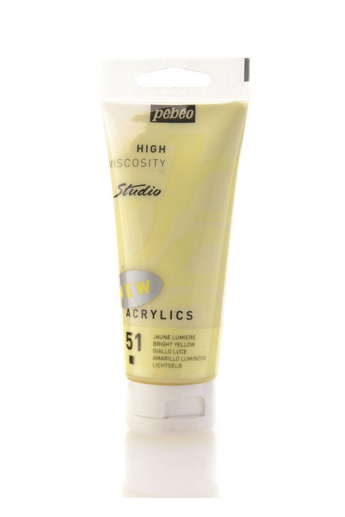 Pebeo xl Studio Pro. Akrilik Boya 100ml 51 Bright Yellow