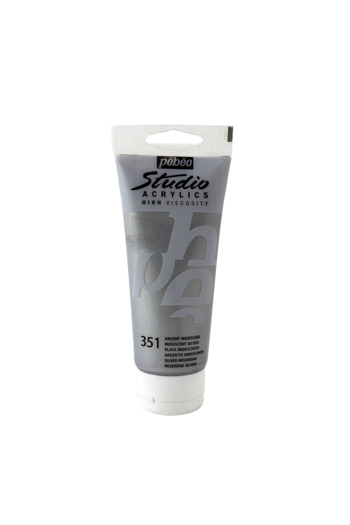 Pebeo xl Studio Pro. Akrilik Boya 100ml 351 Iridescent Silver
