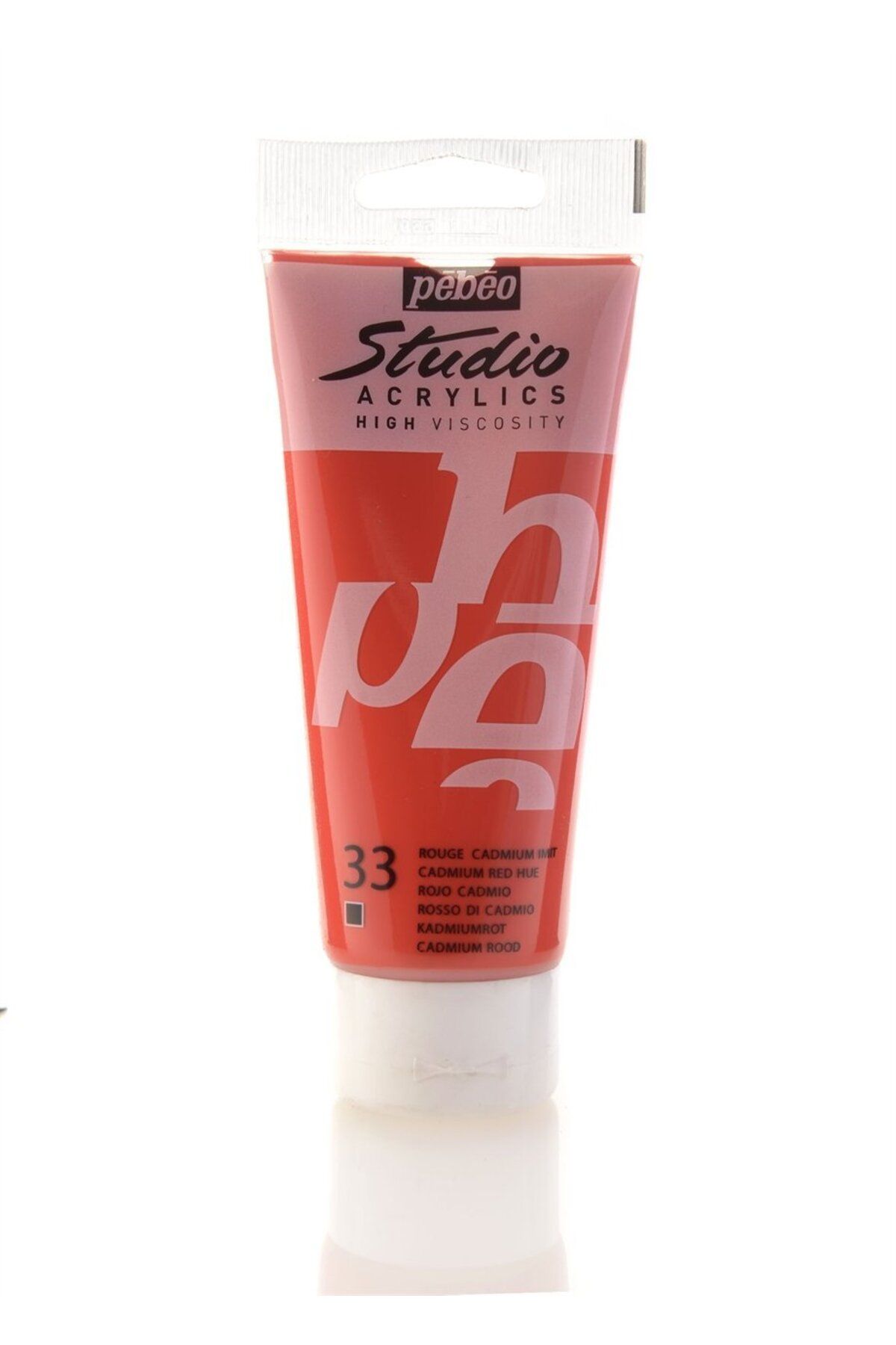 Pebeo xl Studio Pro. Akrilik Boya 100ml 33 Cadmium Red