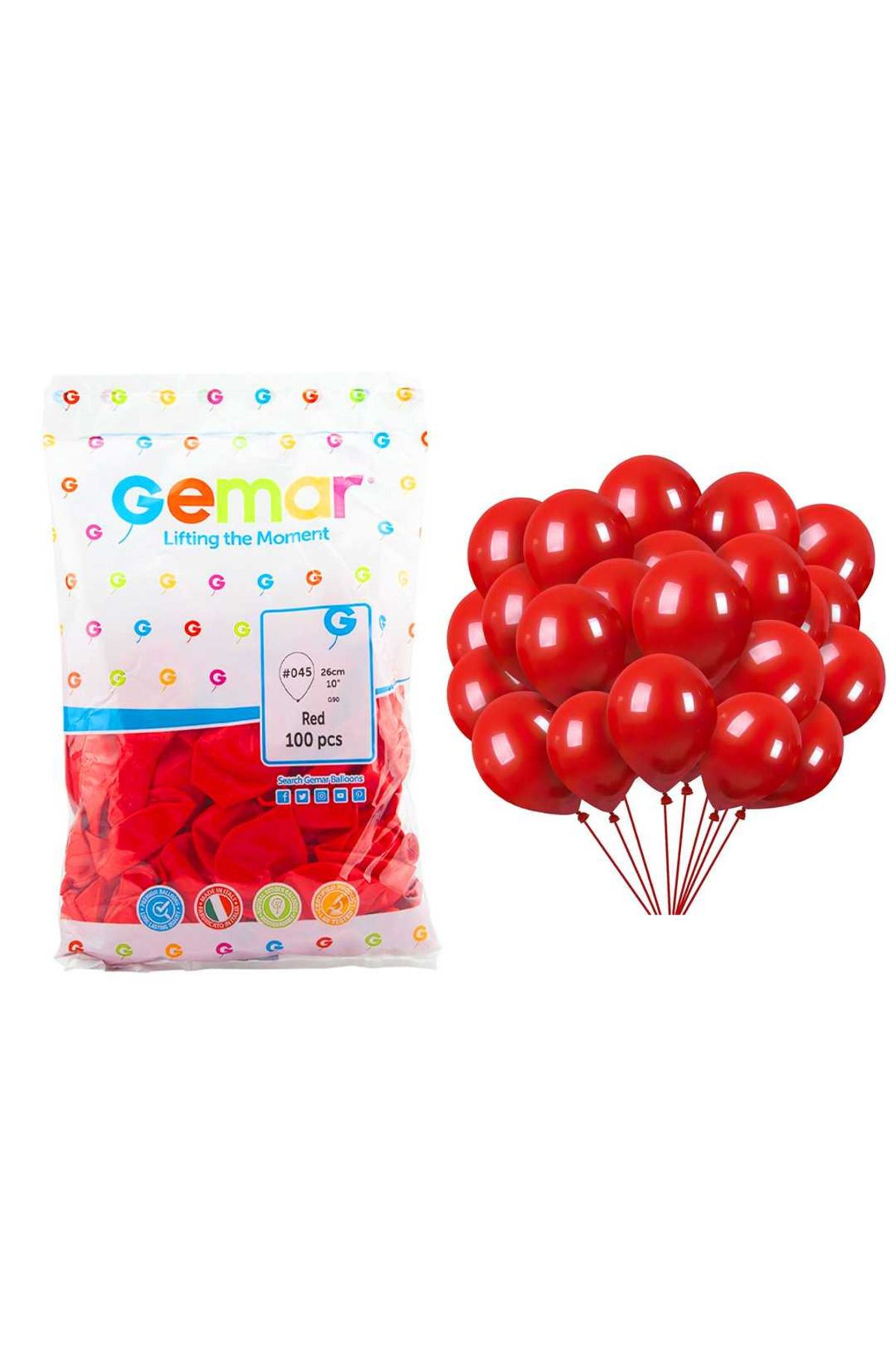 Art Tone GEMAR BALON G90 045 KIRMIZI 26 CM 100 LÜ PAKET