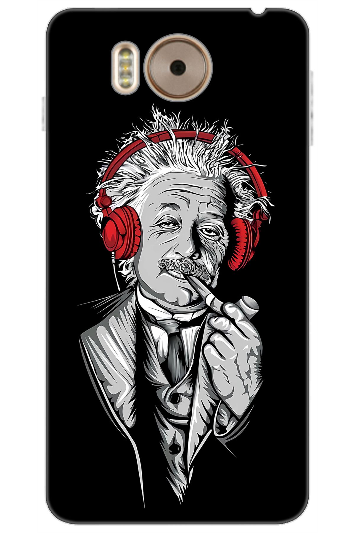 Ceppare Vestel Venüs V3 5580 Uyumlu Kılıf Desen Baskılı Silikon Albert Einstein STK:658 CP-u1CIMeE