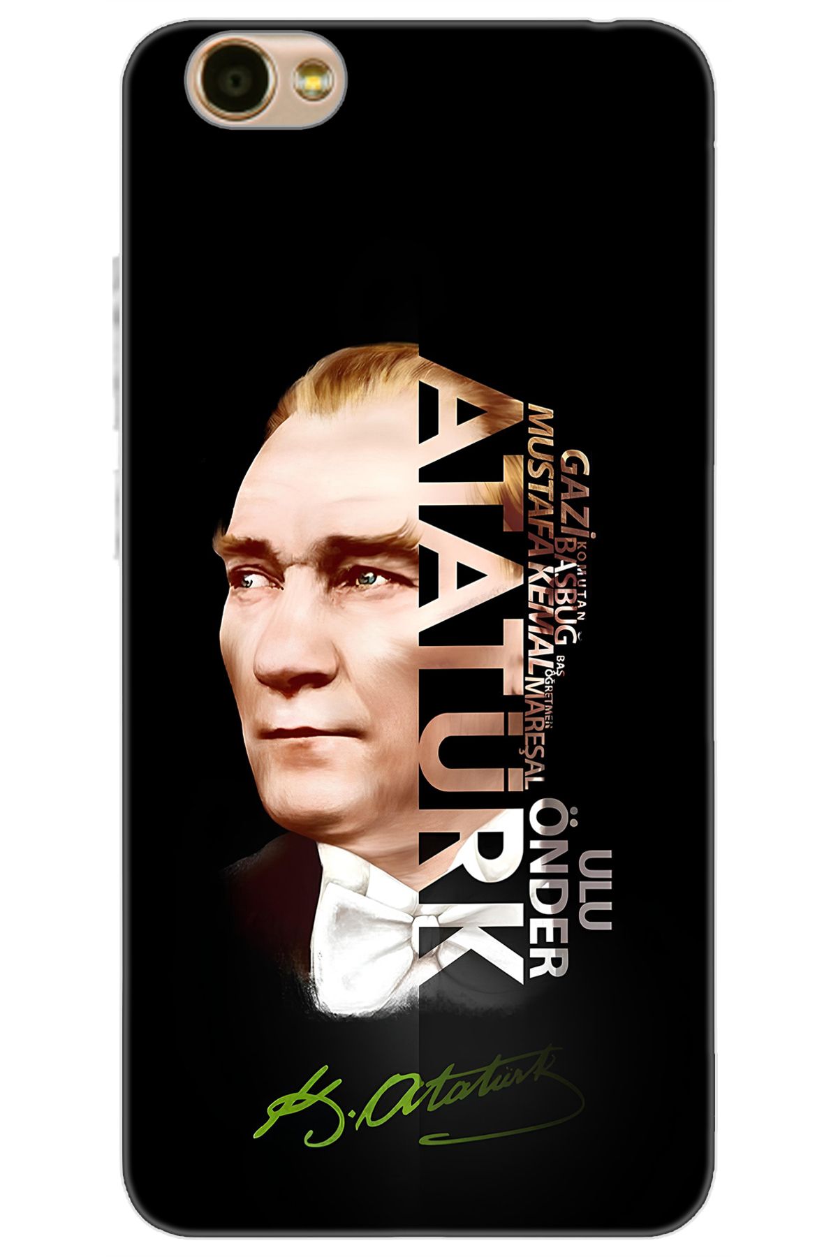 Ceppare Vestel Venüs E3 Uyumlu Kılıf Desen Baskılı Silikon Atatürk STK:681 CP-qVau0Lw