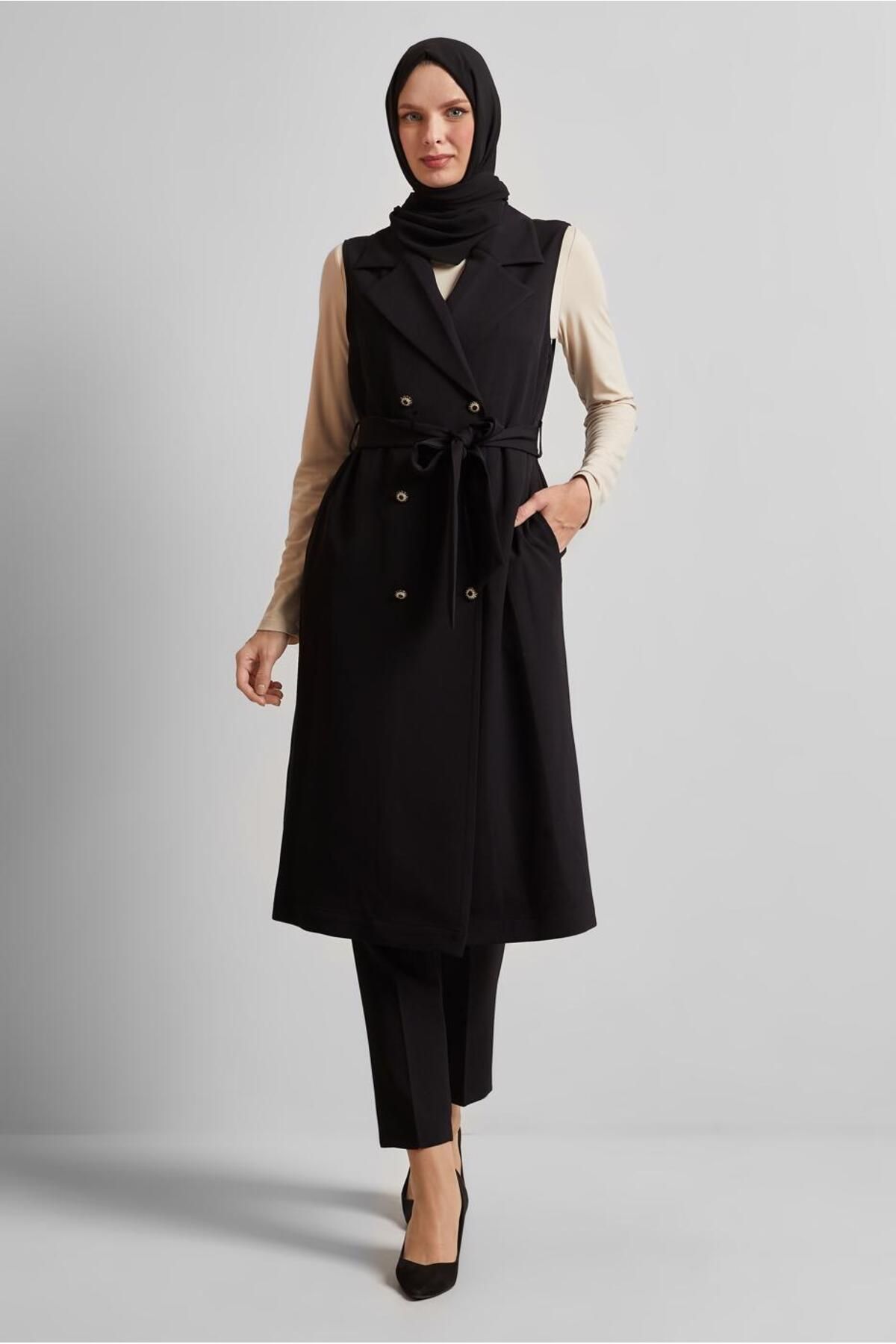 Alvina KUŞAKLI PANTOLONLU TAKIM 45605