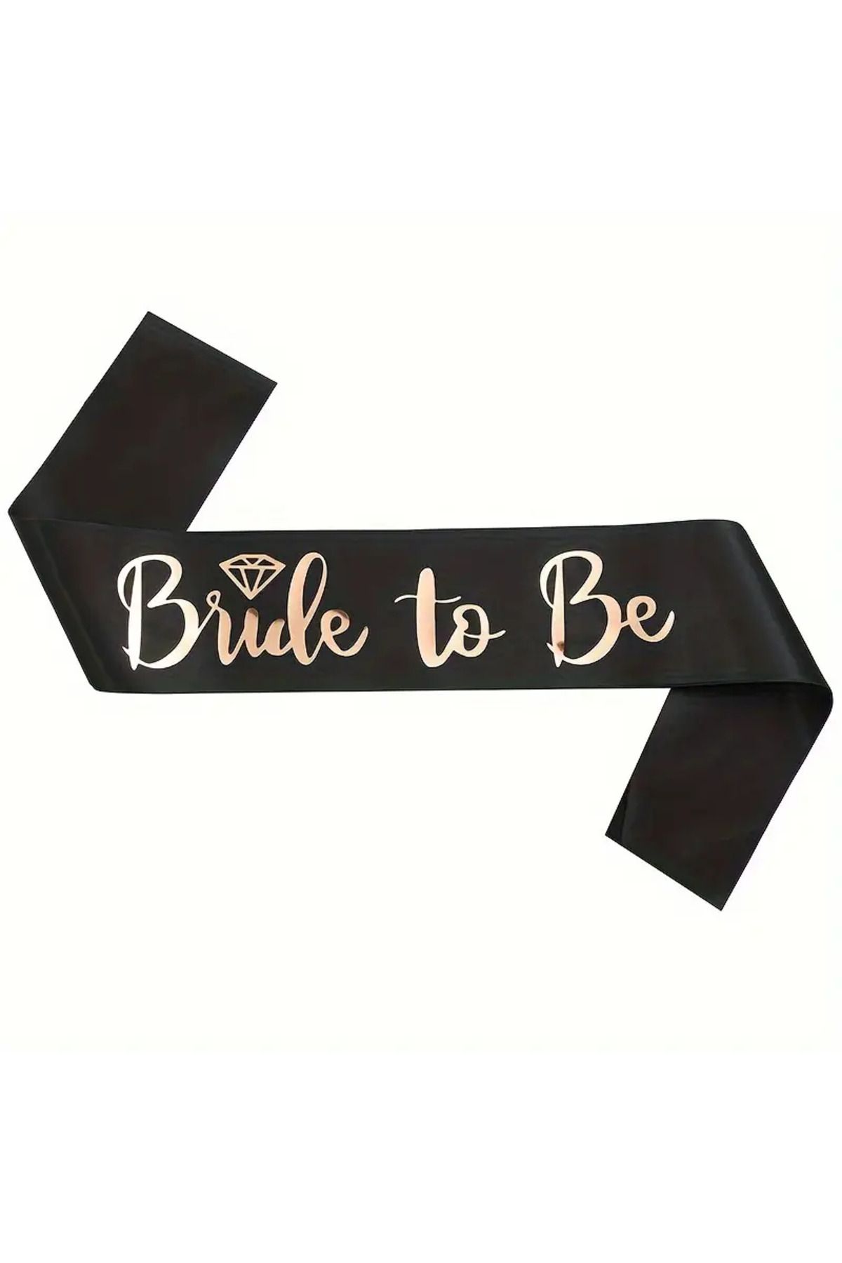 CUGYPARTY BRİDE TO BE KUŞAK BEYAZ / GOLD YAZI