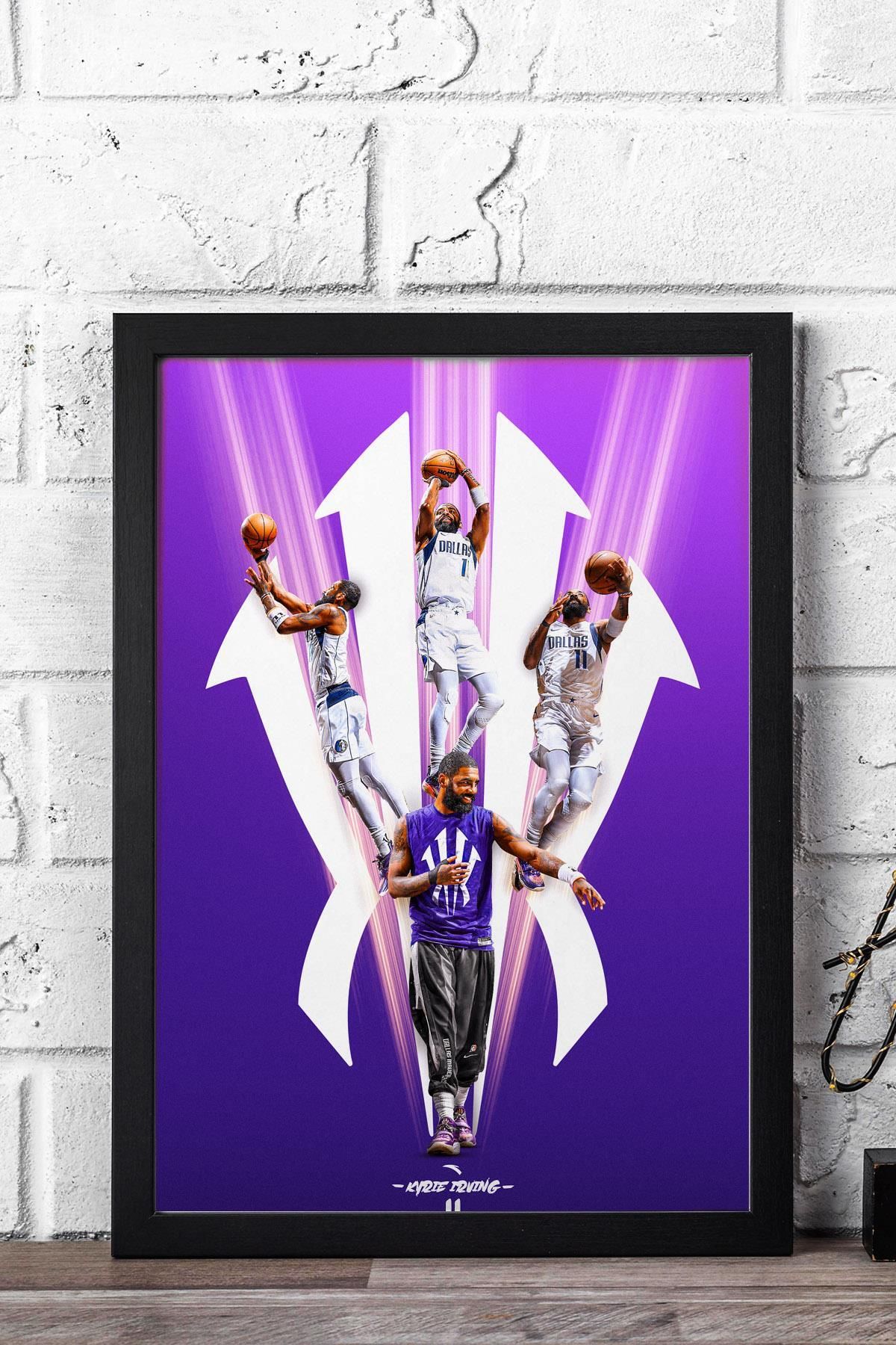 Saturn Kyrie Irving Çerçeveli Tablo - Dallas Mavericks NBA Posteri Tablo