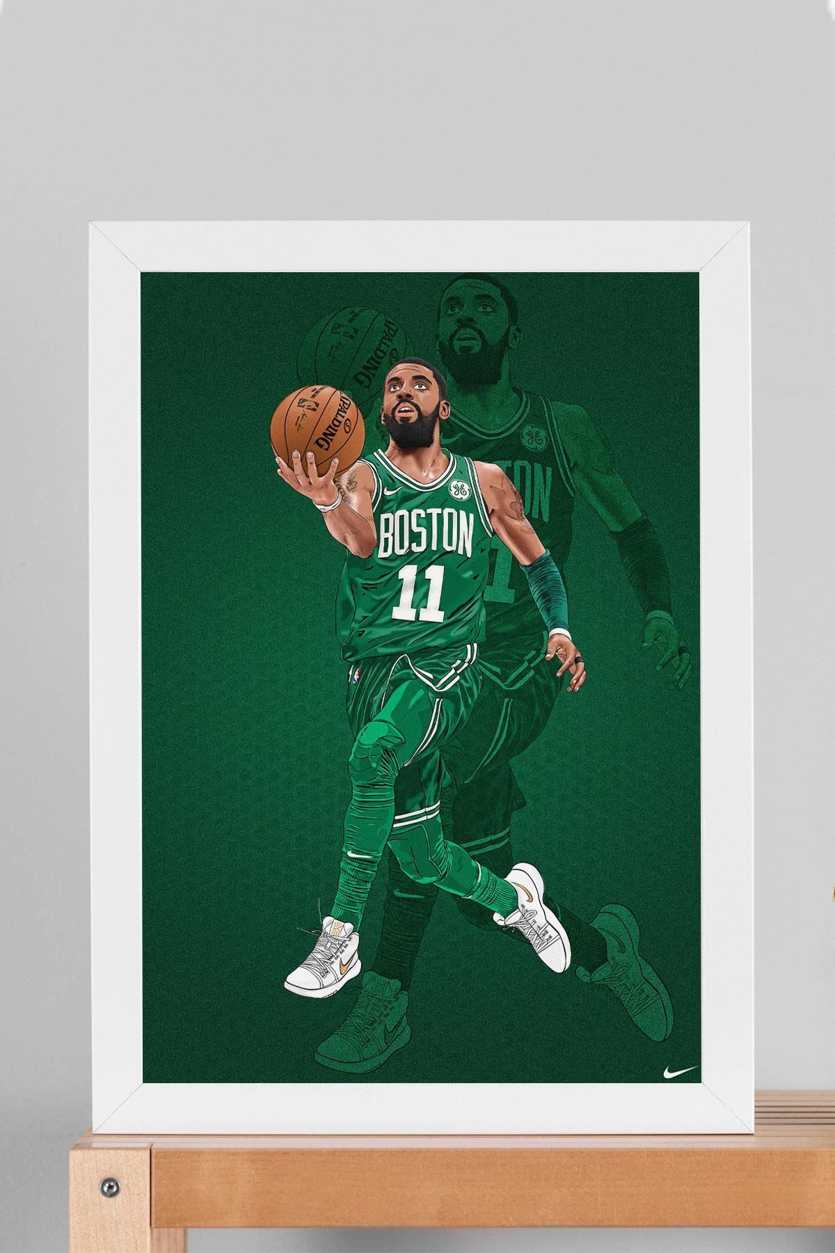 Saturn Kyrie Irving Çerçeveli Tablo - Basketbol NBA Posteri Tablo