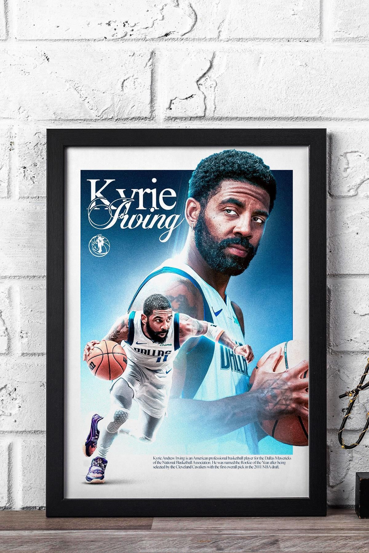 Saturn Kyrie Irving Çerçeveli Tablo - Dallas Mavericks NBA Posteri Tablo