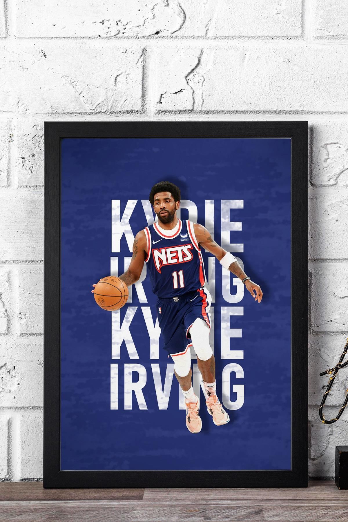 Saturn Kyrie Irving Çerçeveli Tablo - Basketbol NBA Posteri Tablo