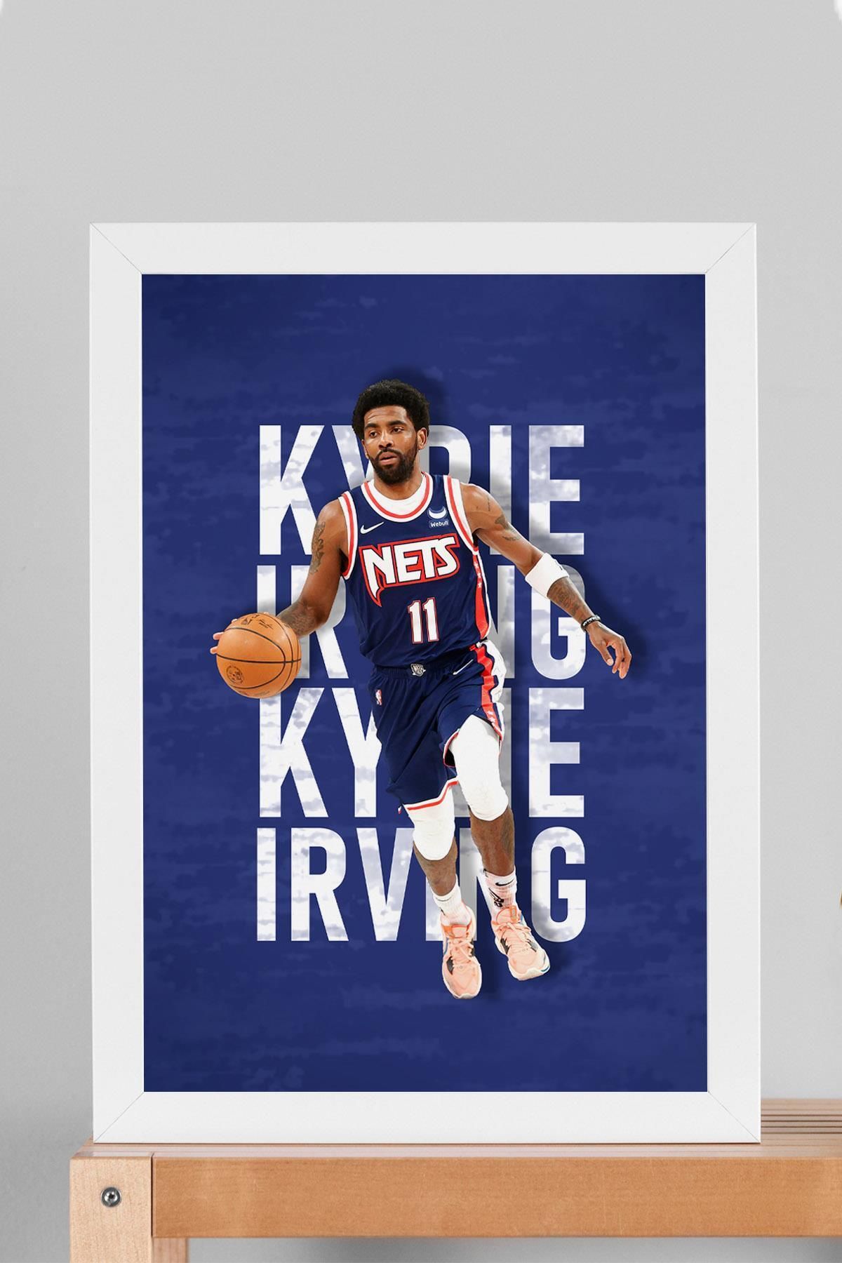 Saturn Kyrie Irving Çerçeveli Tablo - Basketbol NBA Posteri Tablo