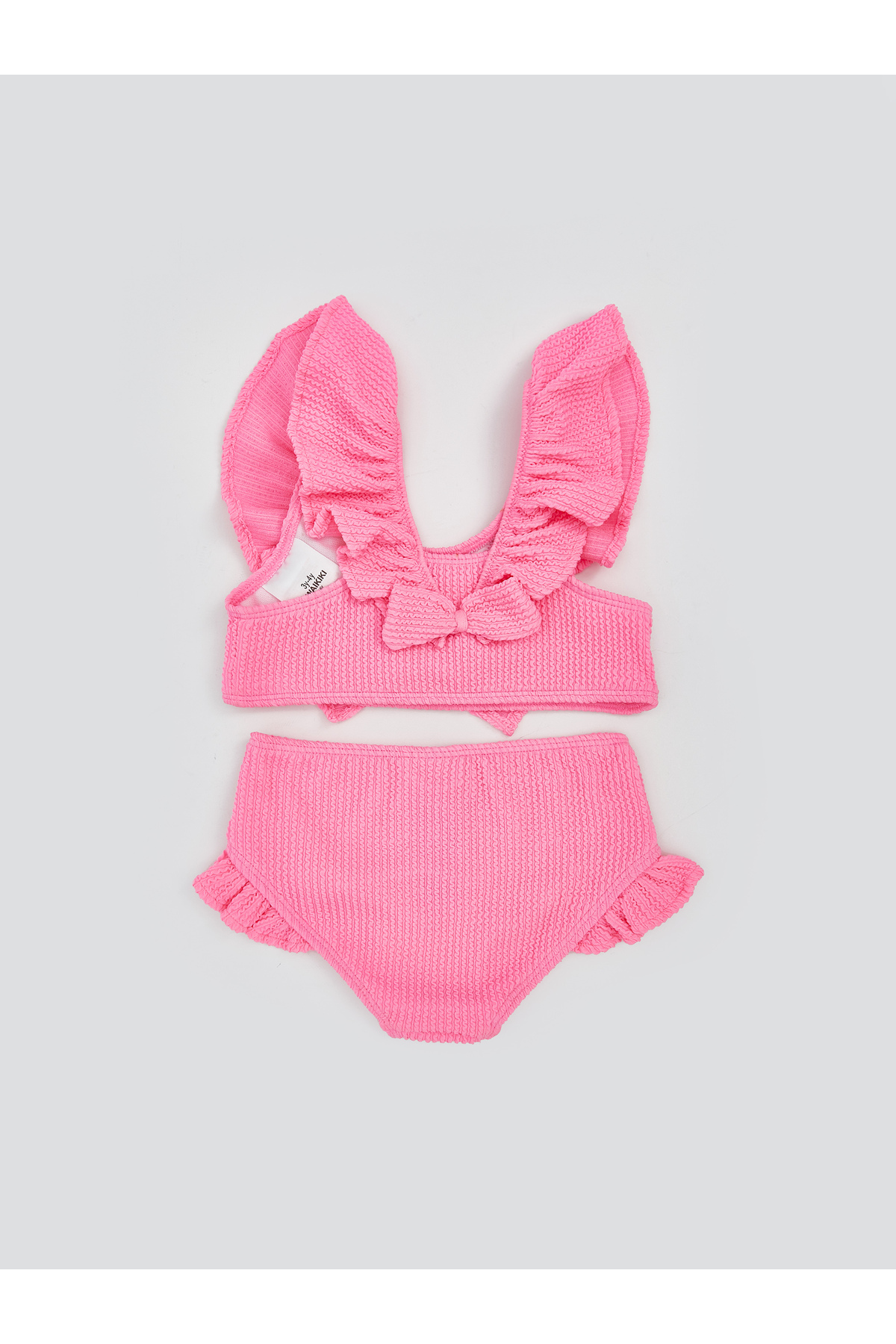 LC Waikiki Kurdele Detaylı Kız Çocuk Bikini Takım fotoğrafı 2 (önizleme)