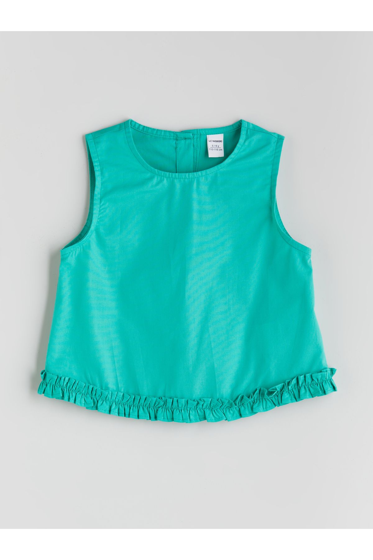 LC Waikiki-Basic Popeline Mädchenbluse und Shorts 2er-Pack 2