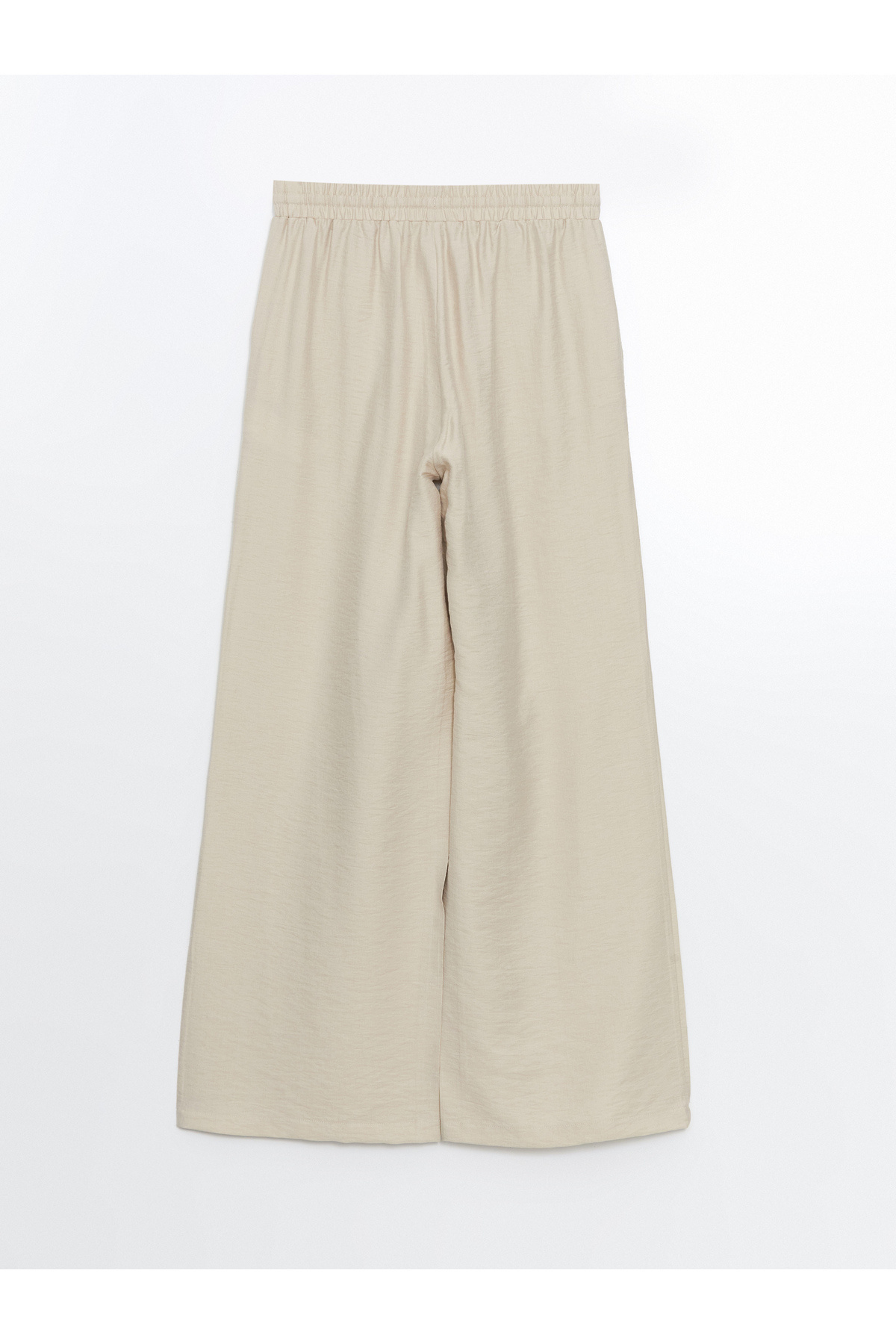 LC Waikiki-Pantaloni de damă cu aspect de in cu talie elastică 6