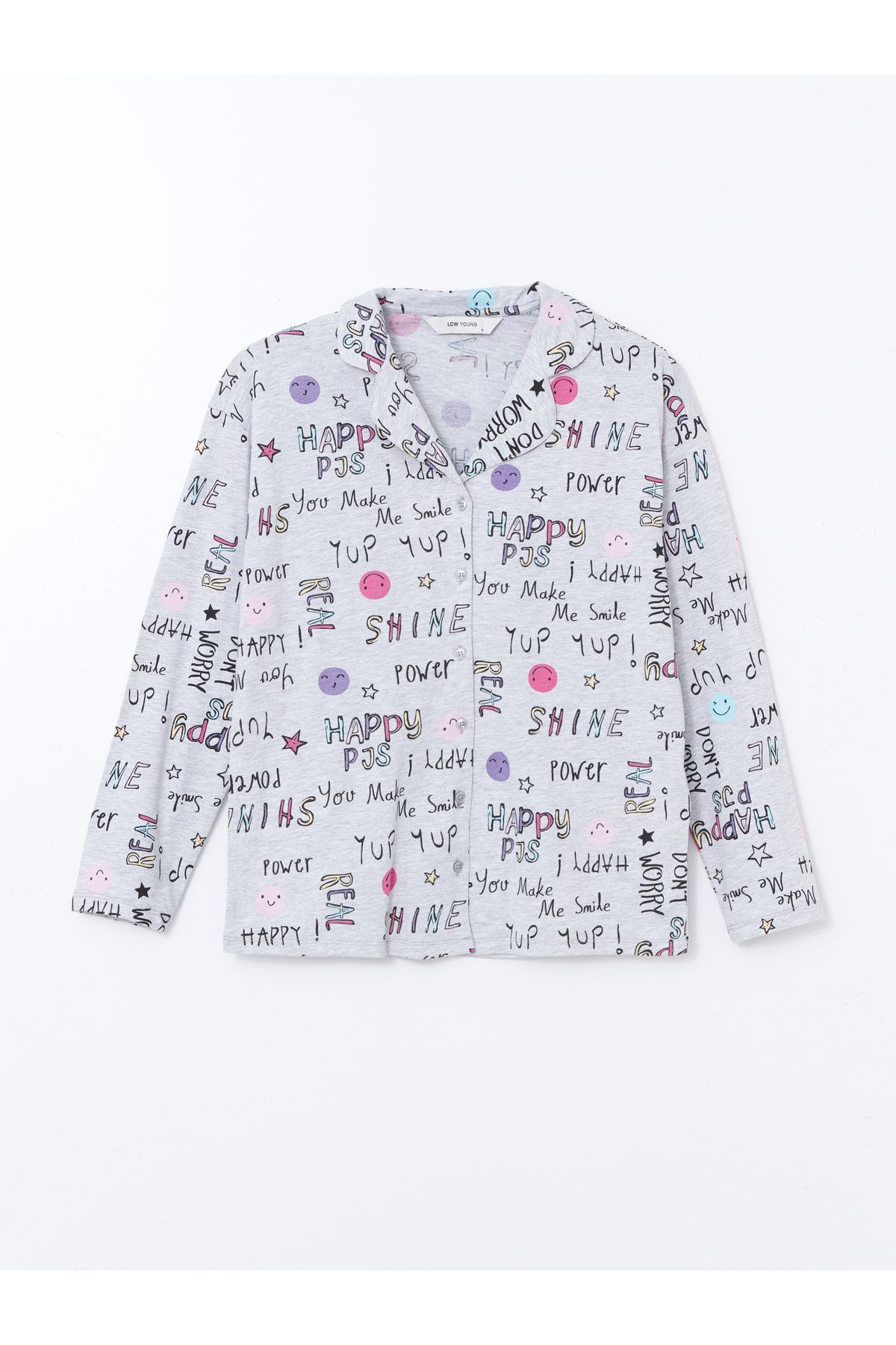 LC Waikiki-Shirt Collar Patterned Women's Pajamas Set 6