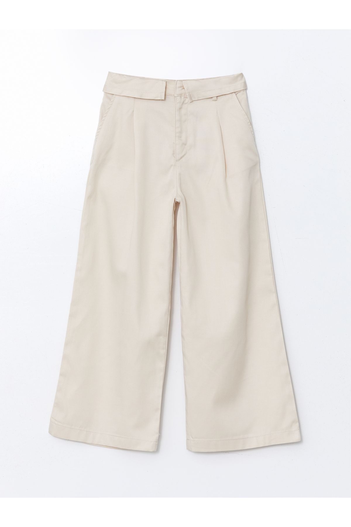 LC Waikiki-Lcw Adjustable Elastic Waist Girl's Trousers 5