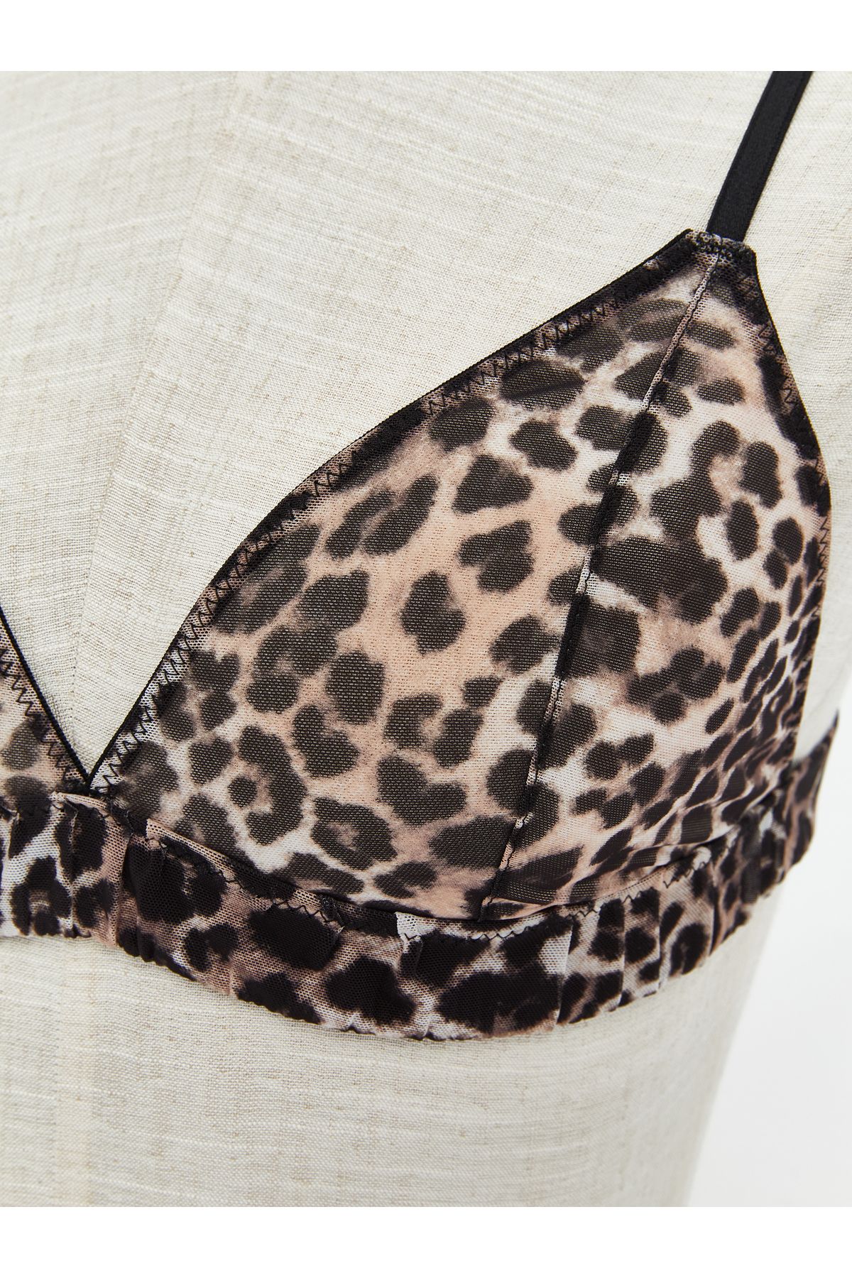 LC Waikiki-Unpadded Patterned Fancy Bra Without Underwire 3