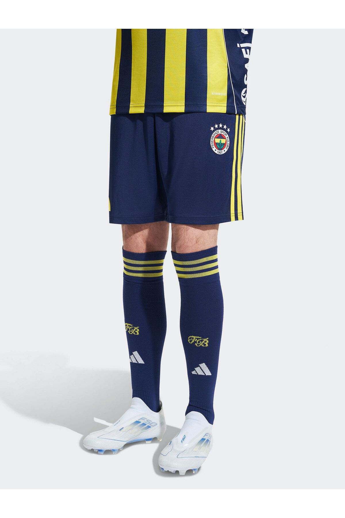 Fenerbahçe 2025/26 Yeni Sezon Çubuklu Lacivert Şort