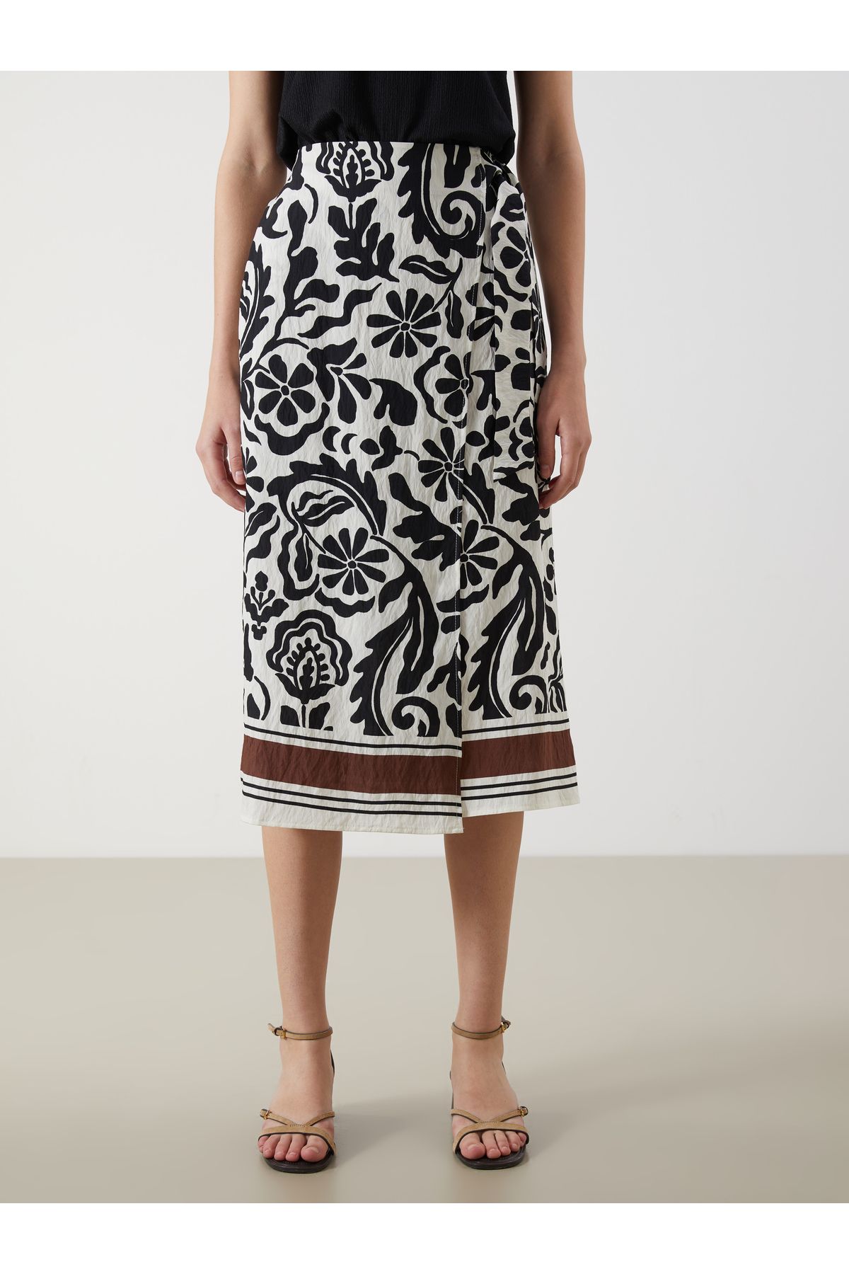 LC Waikiki-Patterned Skirt with Elastic Waist 6
