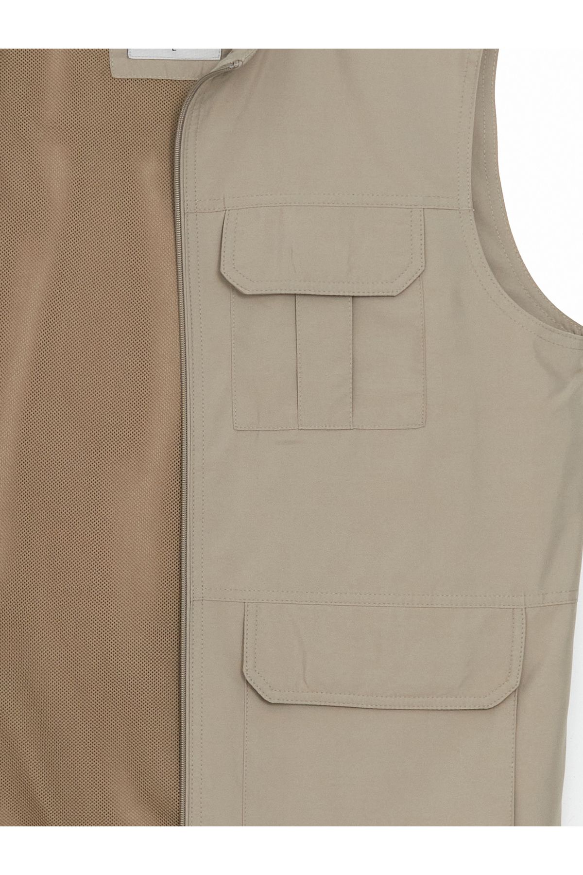 LC Waikiki-Herren-Jagdweste mit Stehkragen und Standard-Passform 8