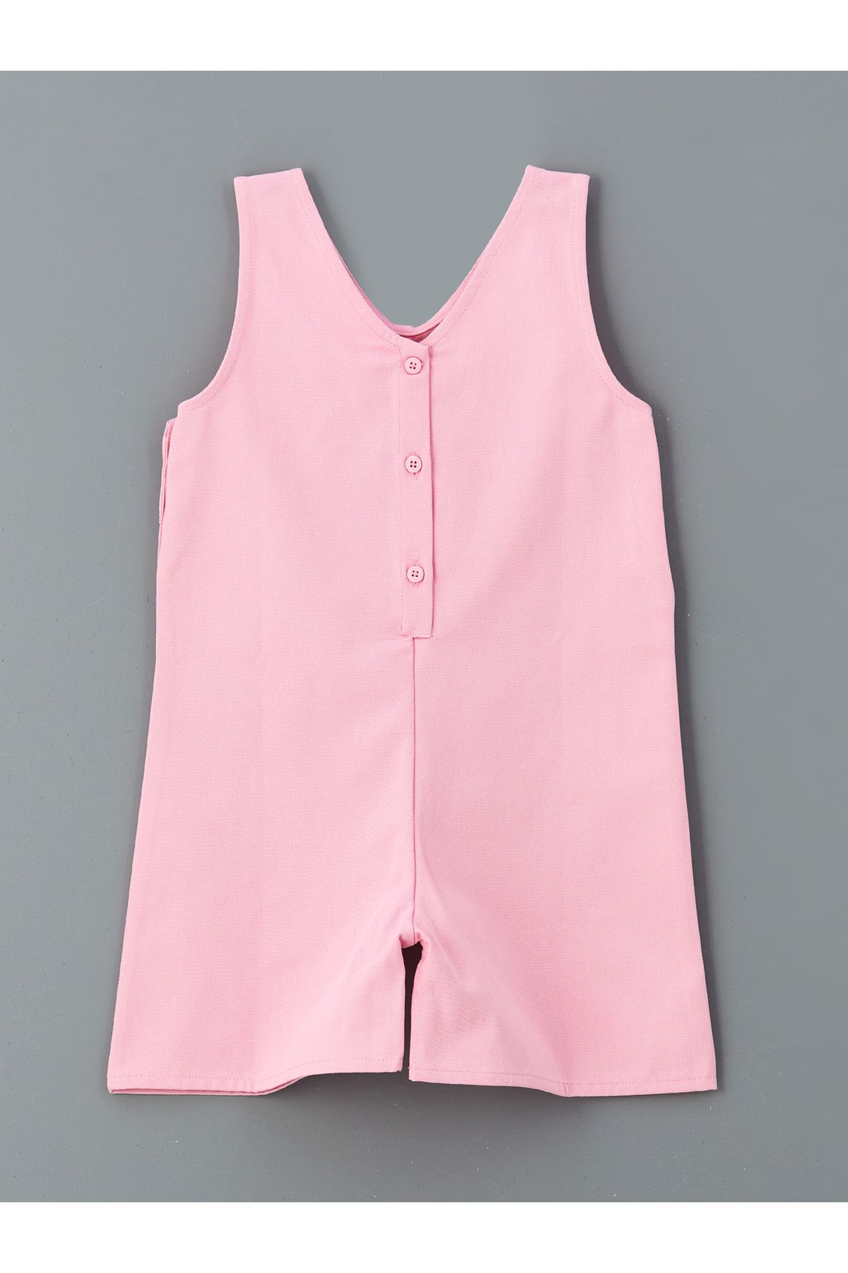 LC Waikiki-Basic Mädchen Latzhose und T-Shirt 2er Set 3