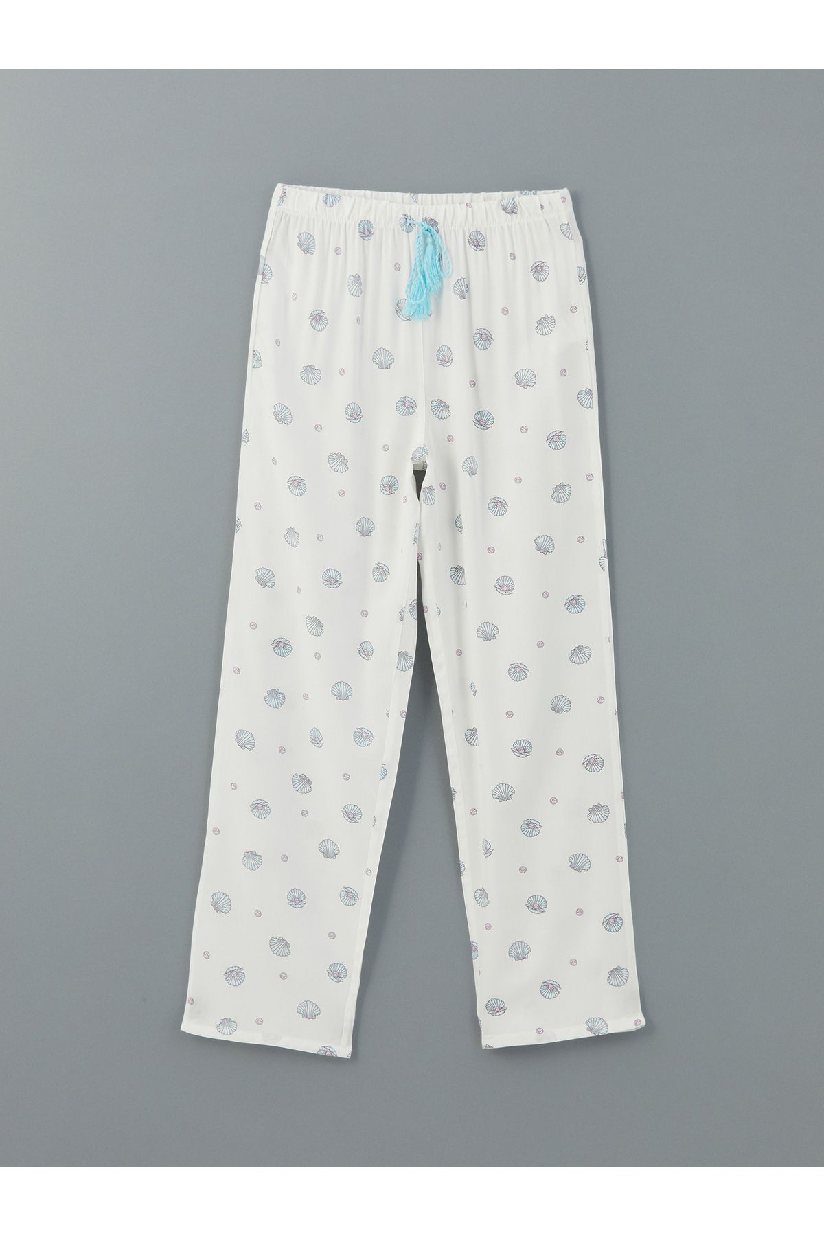 LC Waikiki-Damen-Pyjama-Set mit Hemdkragen-Aufdruck 8