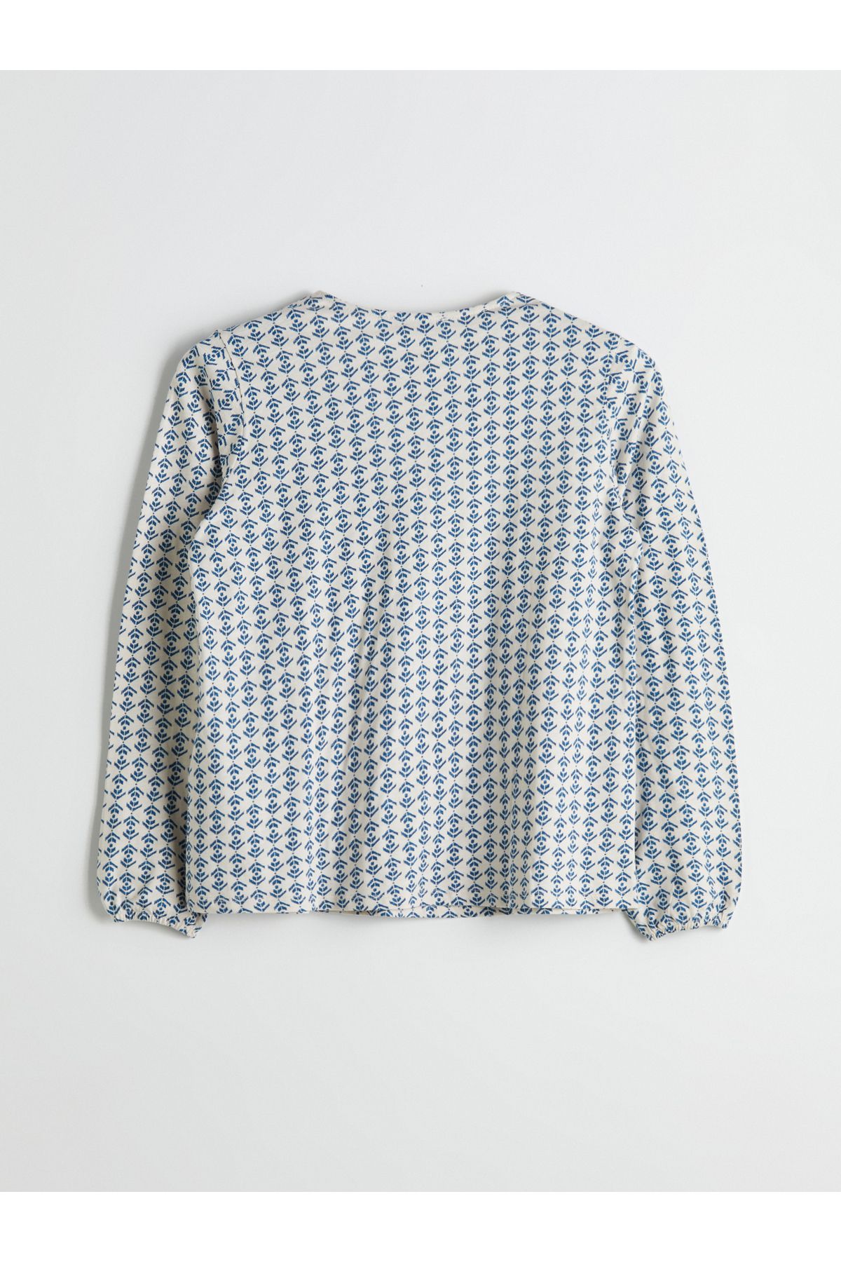 LC Waikiki-Tie Collar Patterned Women's Blouse 6