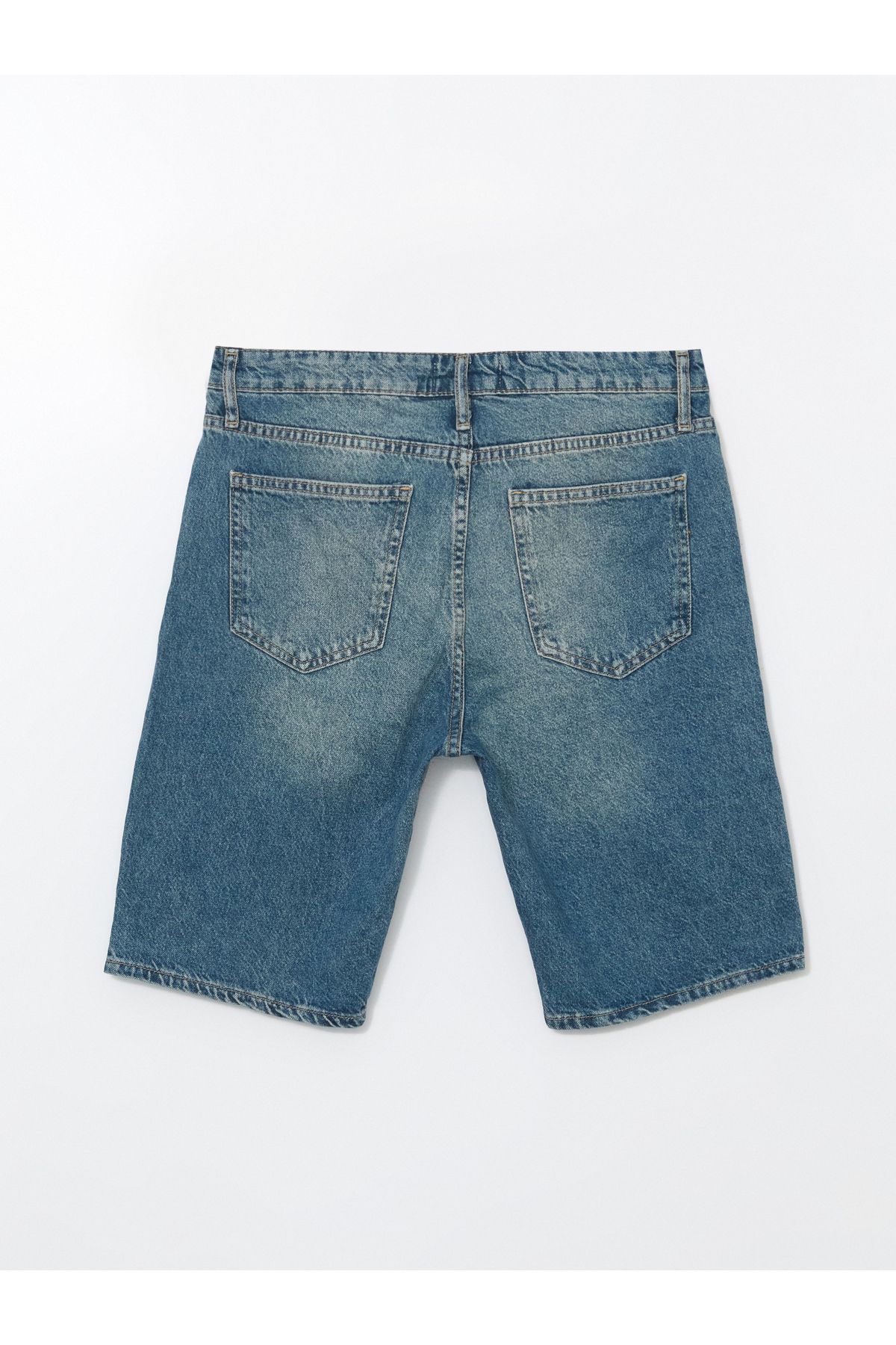 LC Waikiki-Ανδρικό τζιν σορτς Standard Fit 6