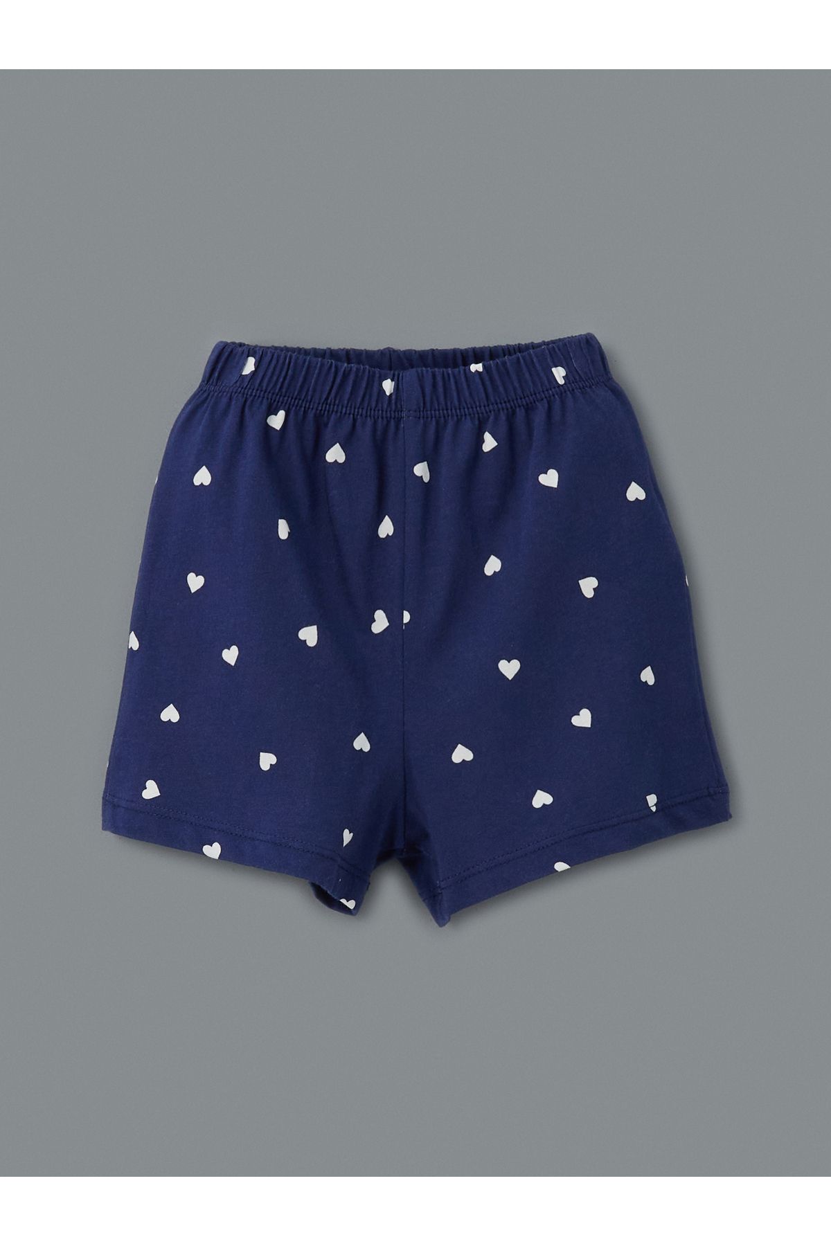 LC Waikiki-Mädchen-Unterhemd und Shorts mit Rundhalsausschnitt, 2er-Pack 3