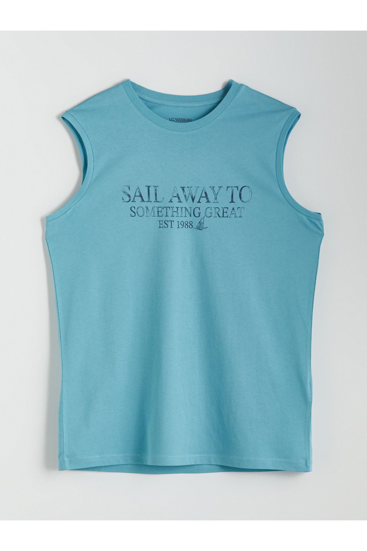 LC Waikiki-Crew Neck Printed Men's Sleeveless T-Shirt 5