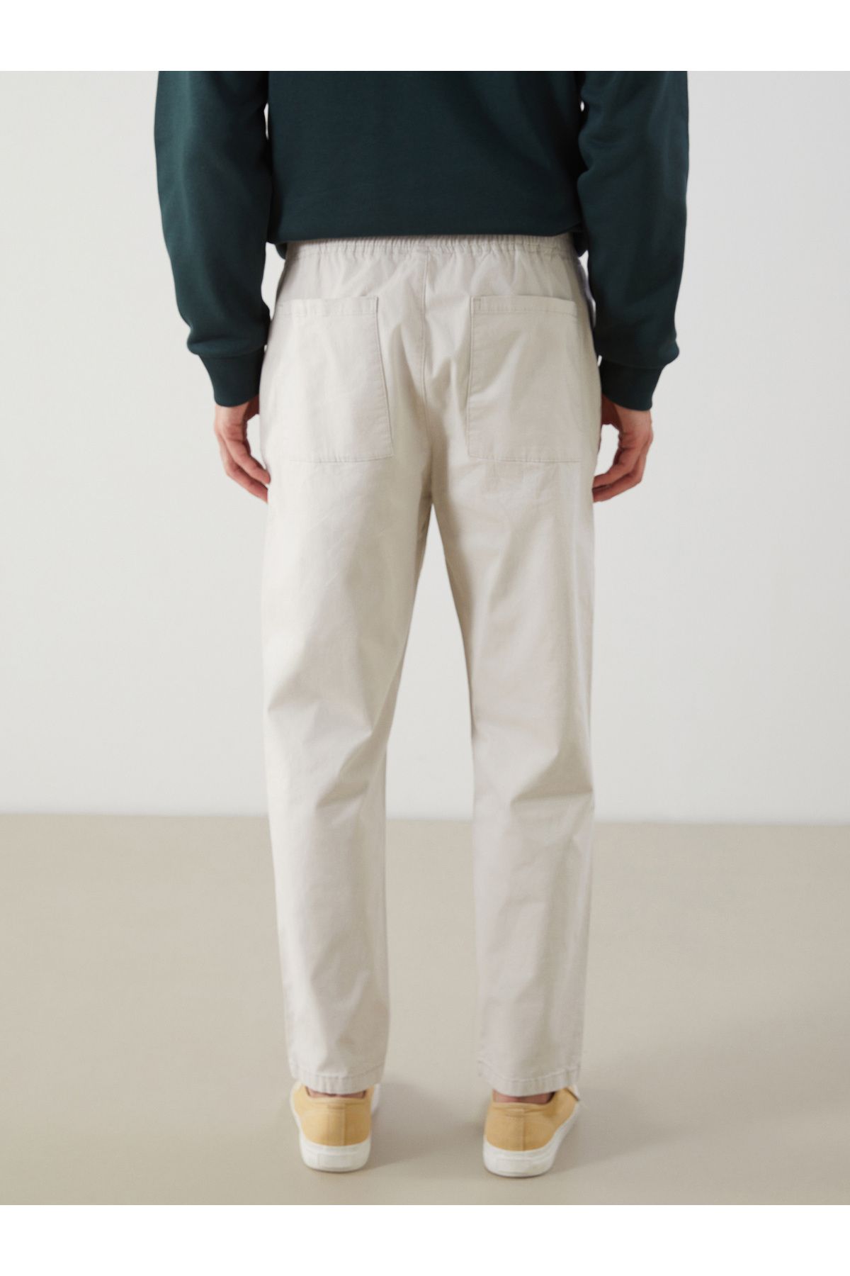 LC Waikiki-Ανδρικό παντελόνι Gabardine Comfortable Fit 4