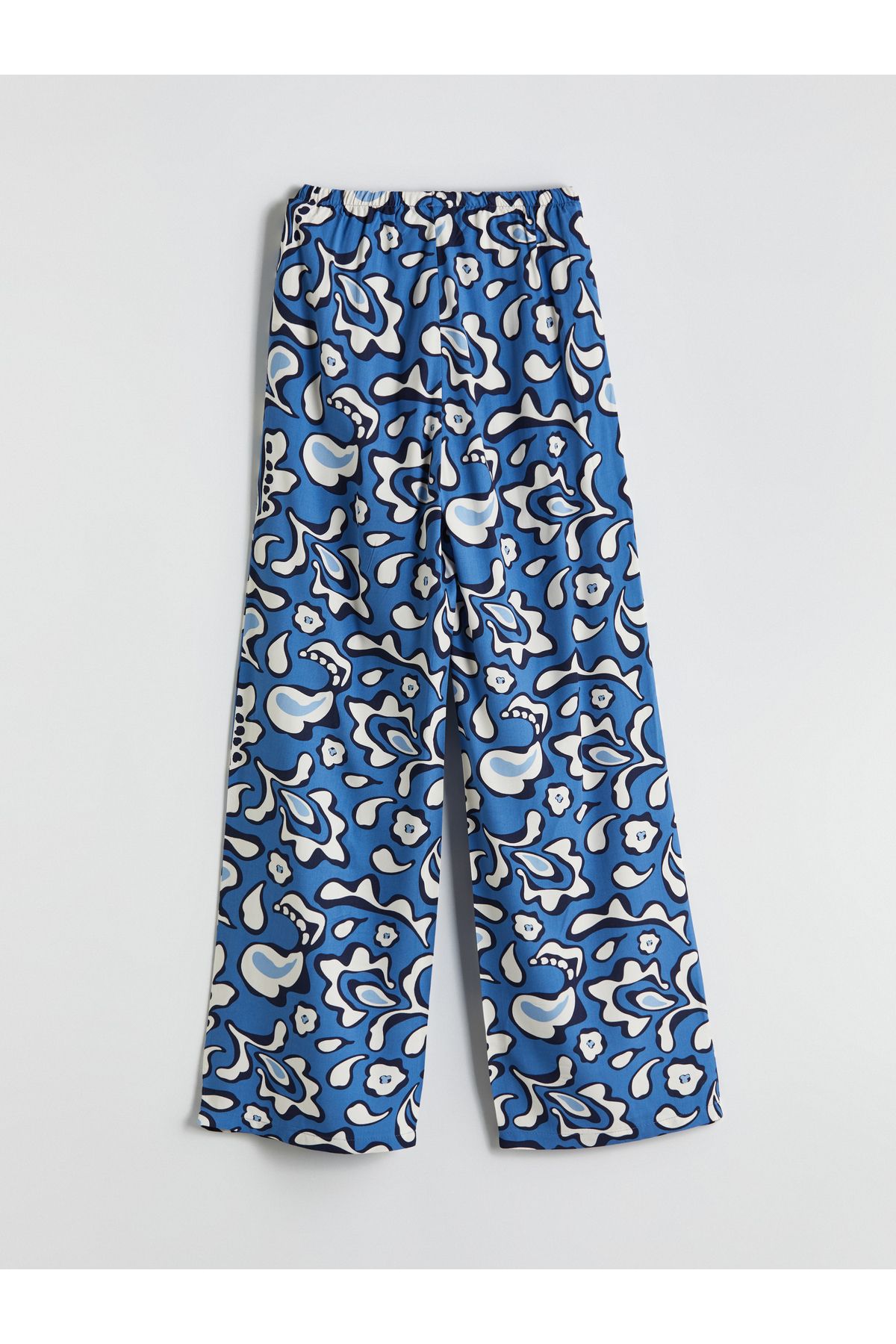 LC Waikiki-Pantaloni de damă cu model cu talie elastică 6